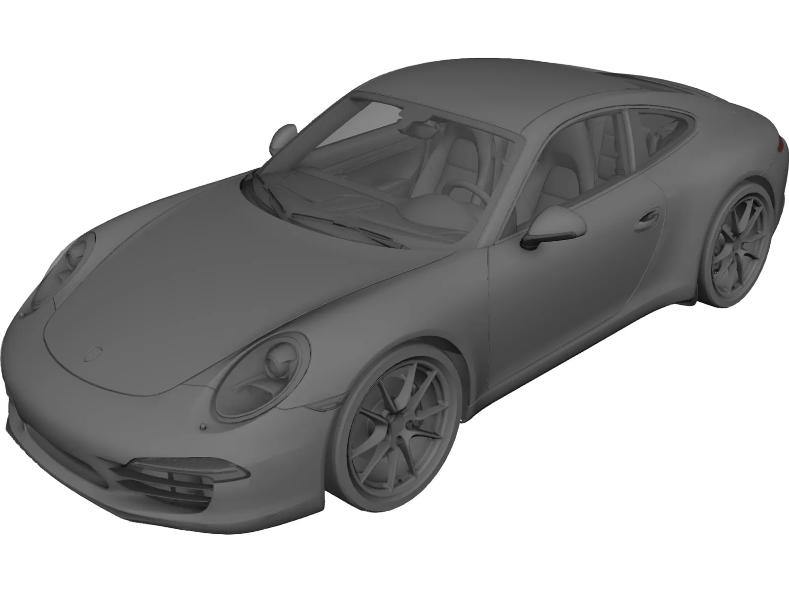 Porsche 911 (991) Carrera S (2012) 3D Model