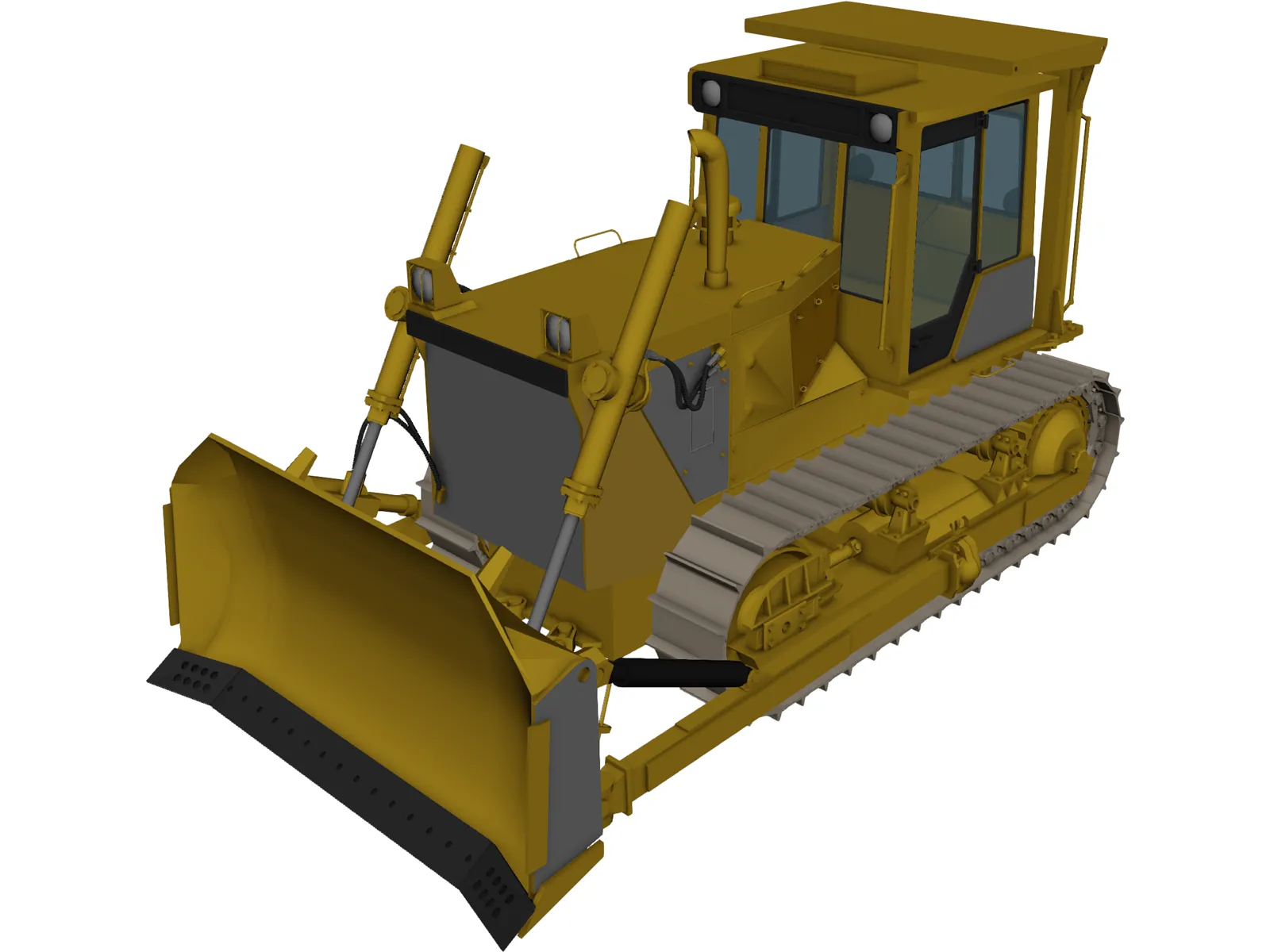 Bulldozer 3D Model