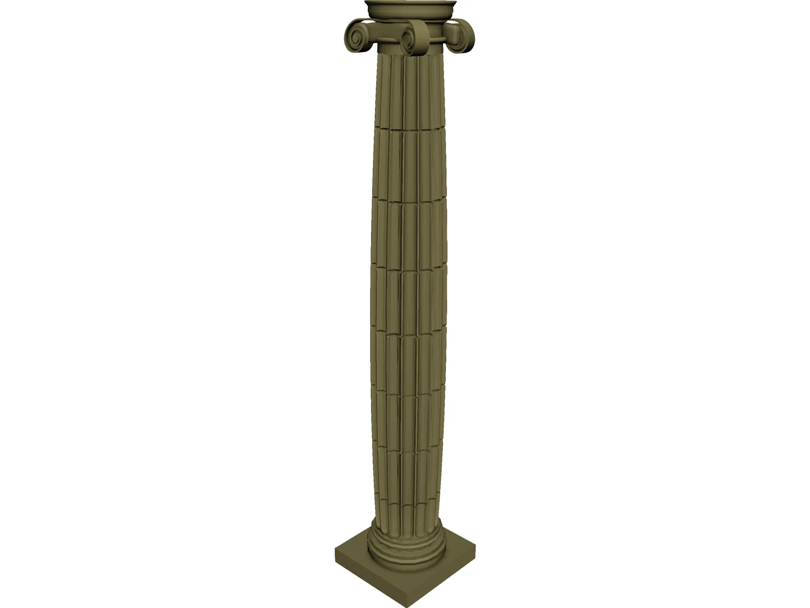 Ionic Column 3D Model