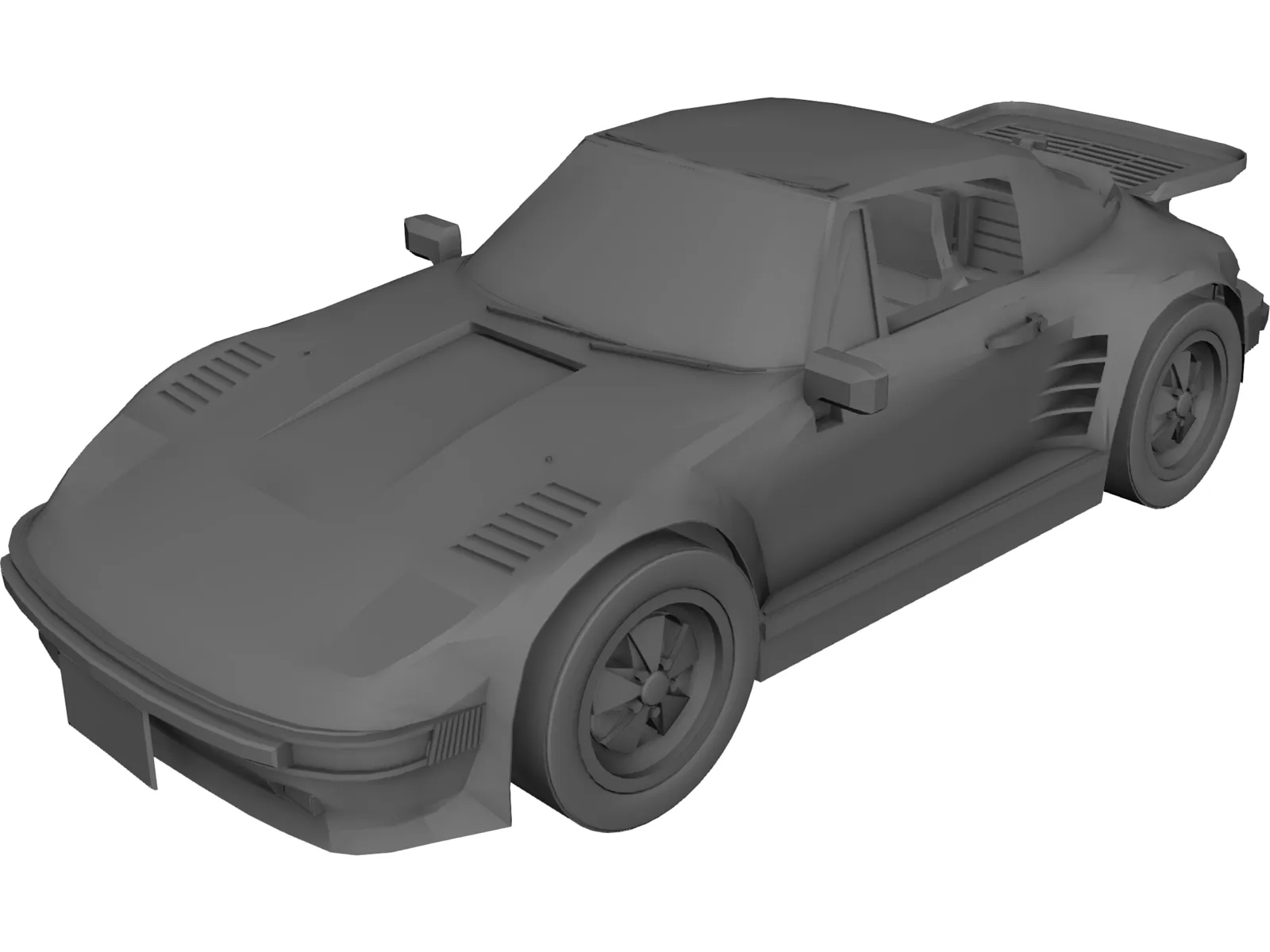 Porsche 911 Turbo 3D Model