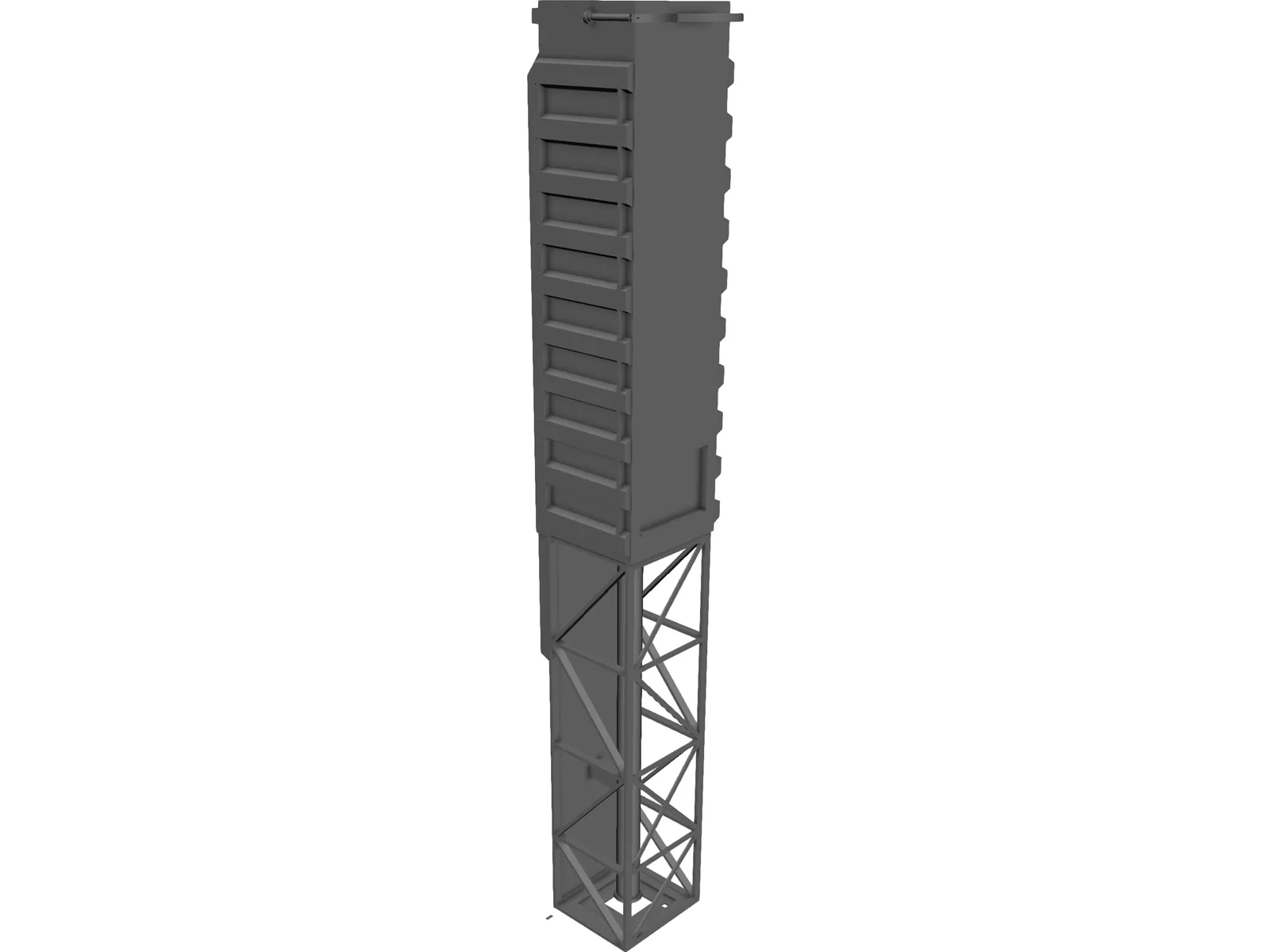 Garbage Compactor 3D Model