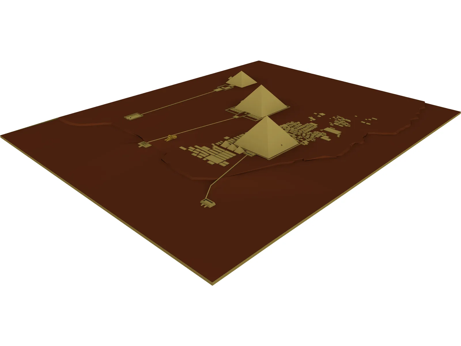 Egypt Pyramids 3D Model