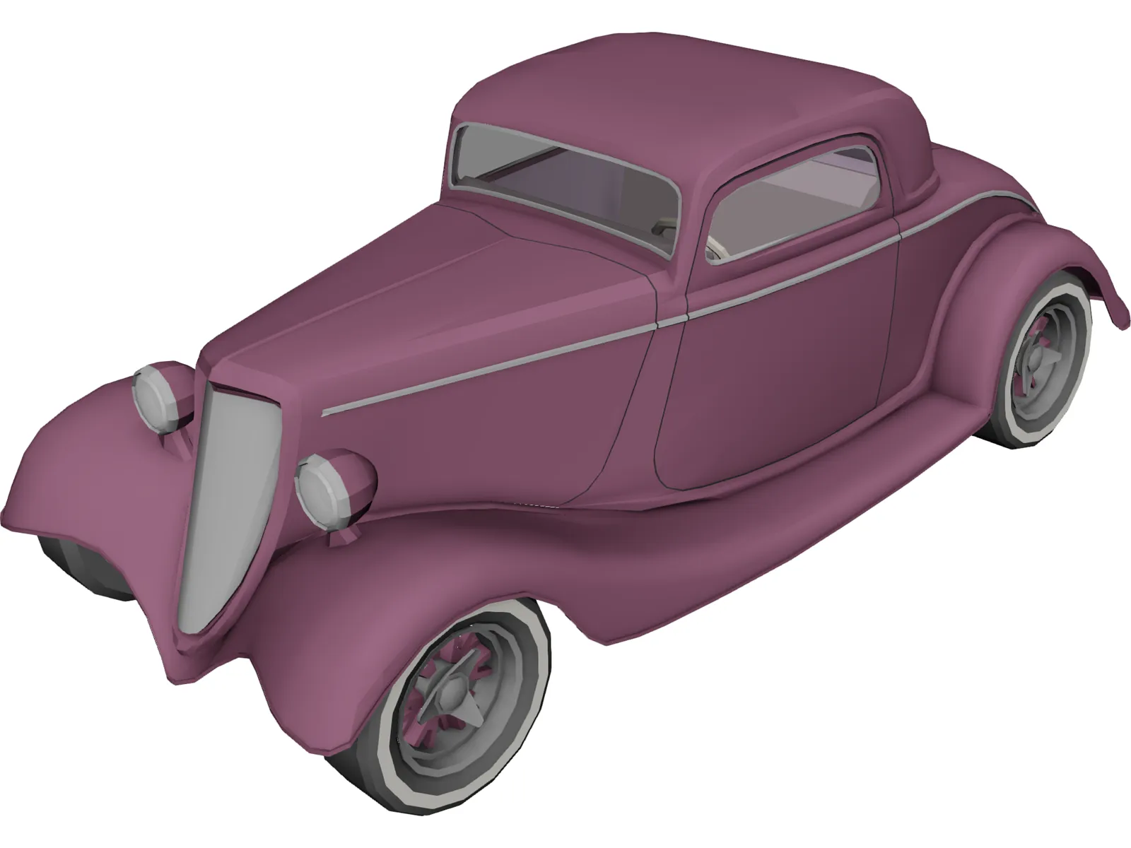 Hot Rod 3D Model