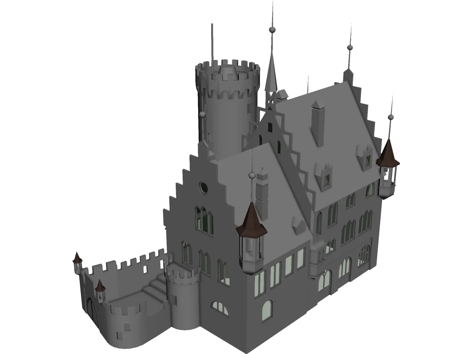 Castle 3D Model