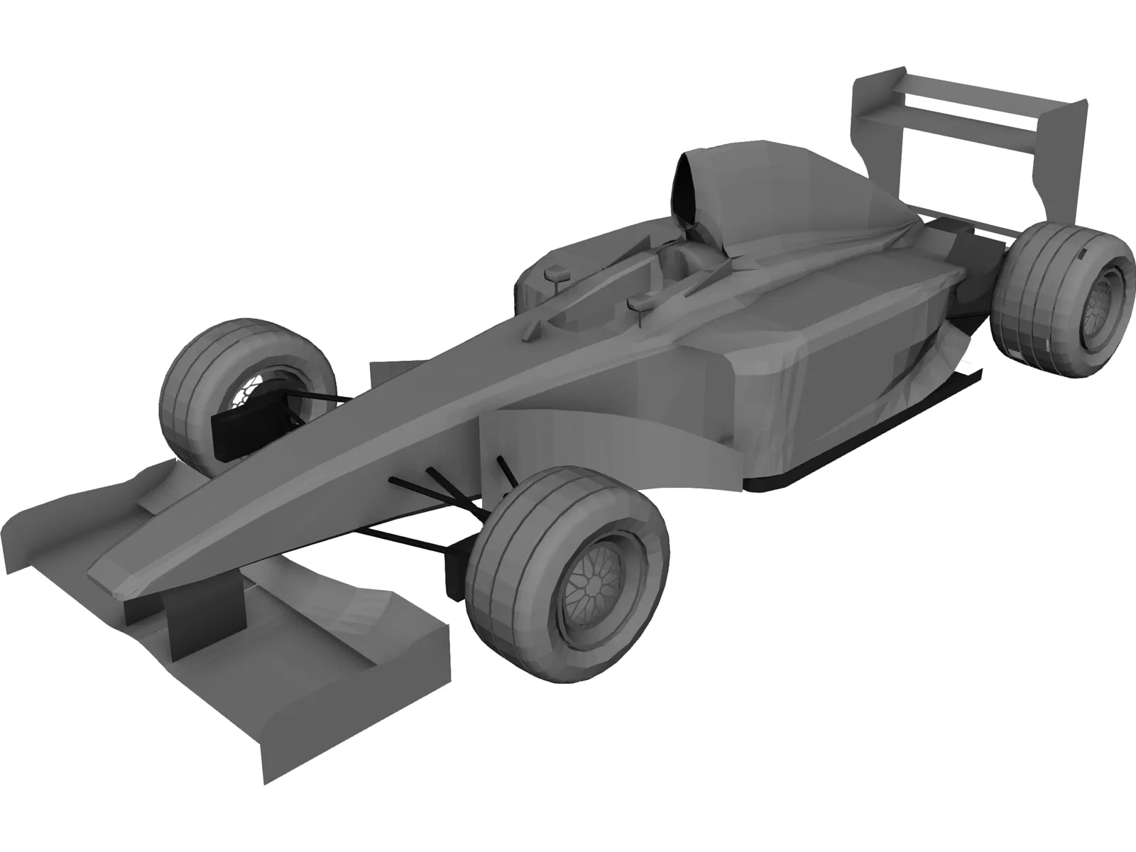 F1 McLaren Mercedes MP4/13 3D Model