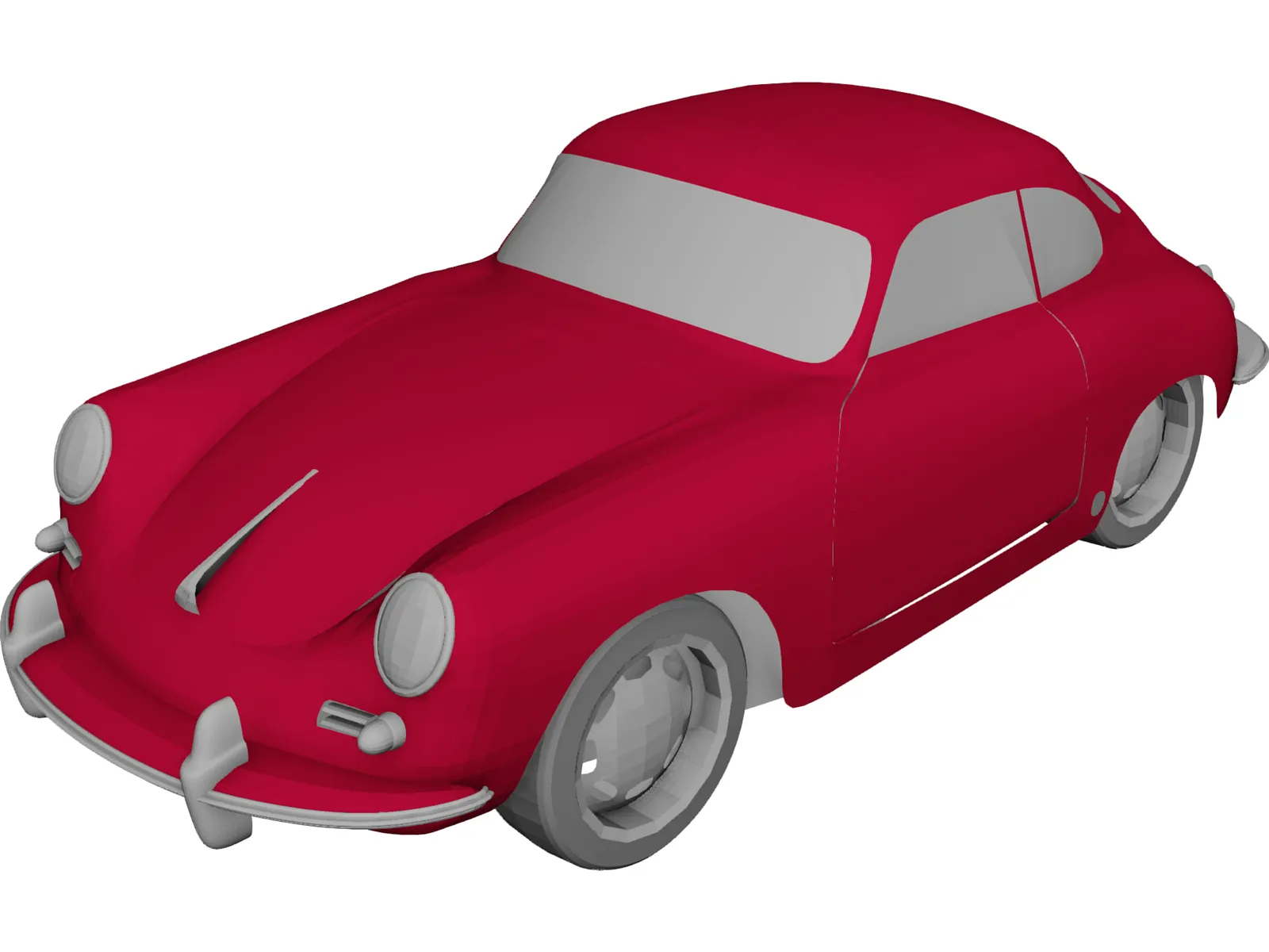 Porsche 356 (1965) 3D Model