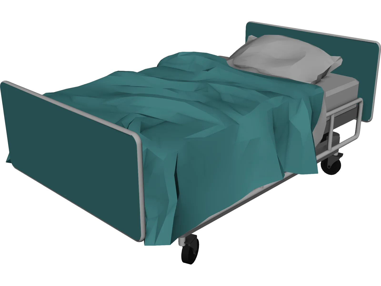 Bed Hospital 3D Model