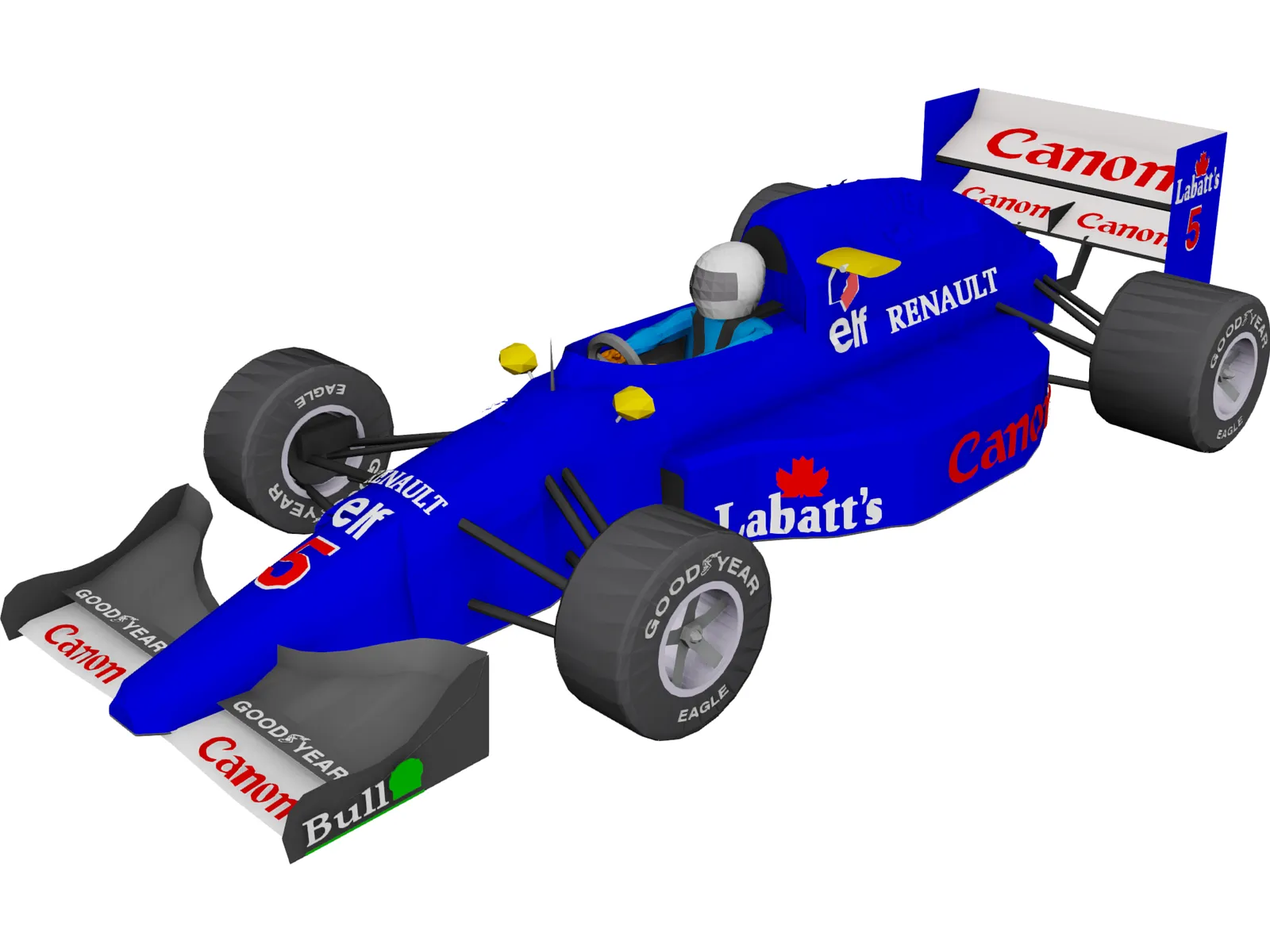 Indy Car 3D Model