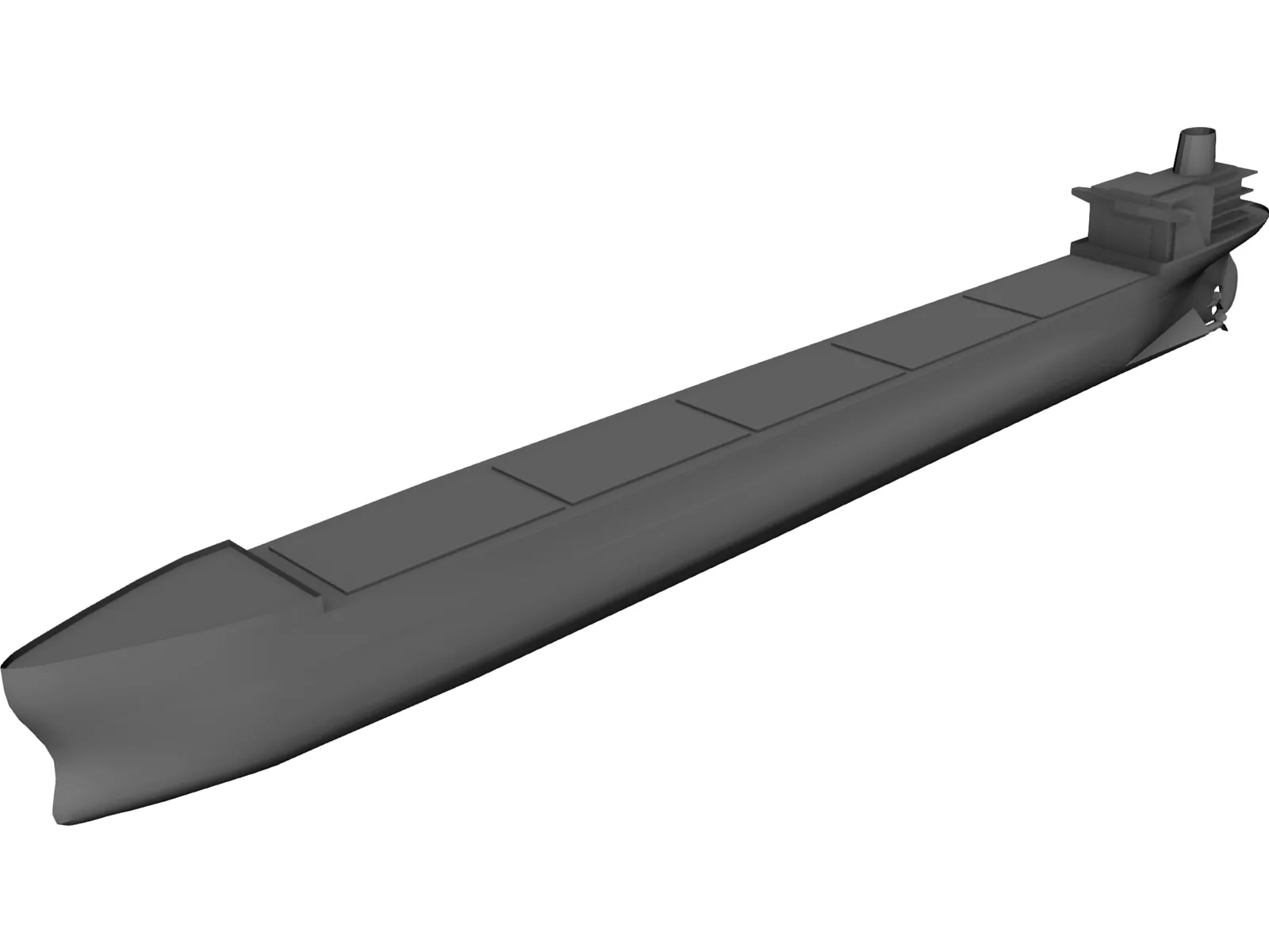 Oil Tanker 3D Model