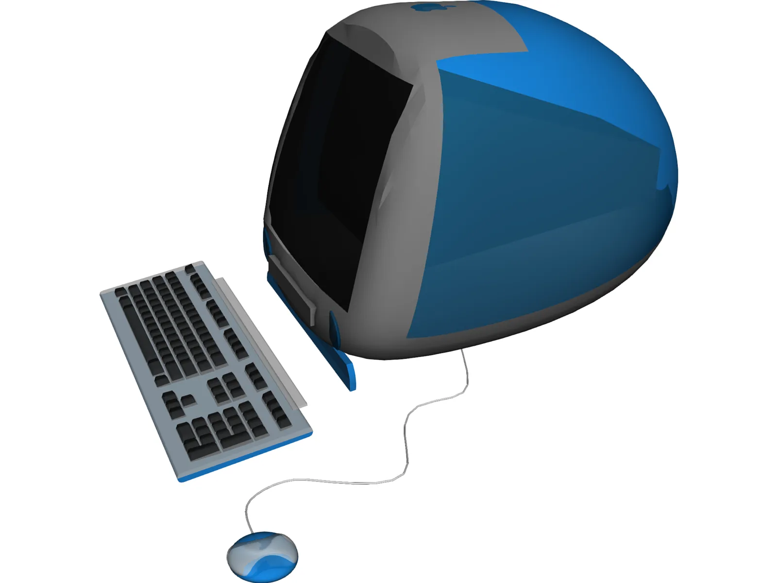 Apple iMac Computer 3D Model