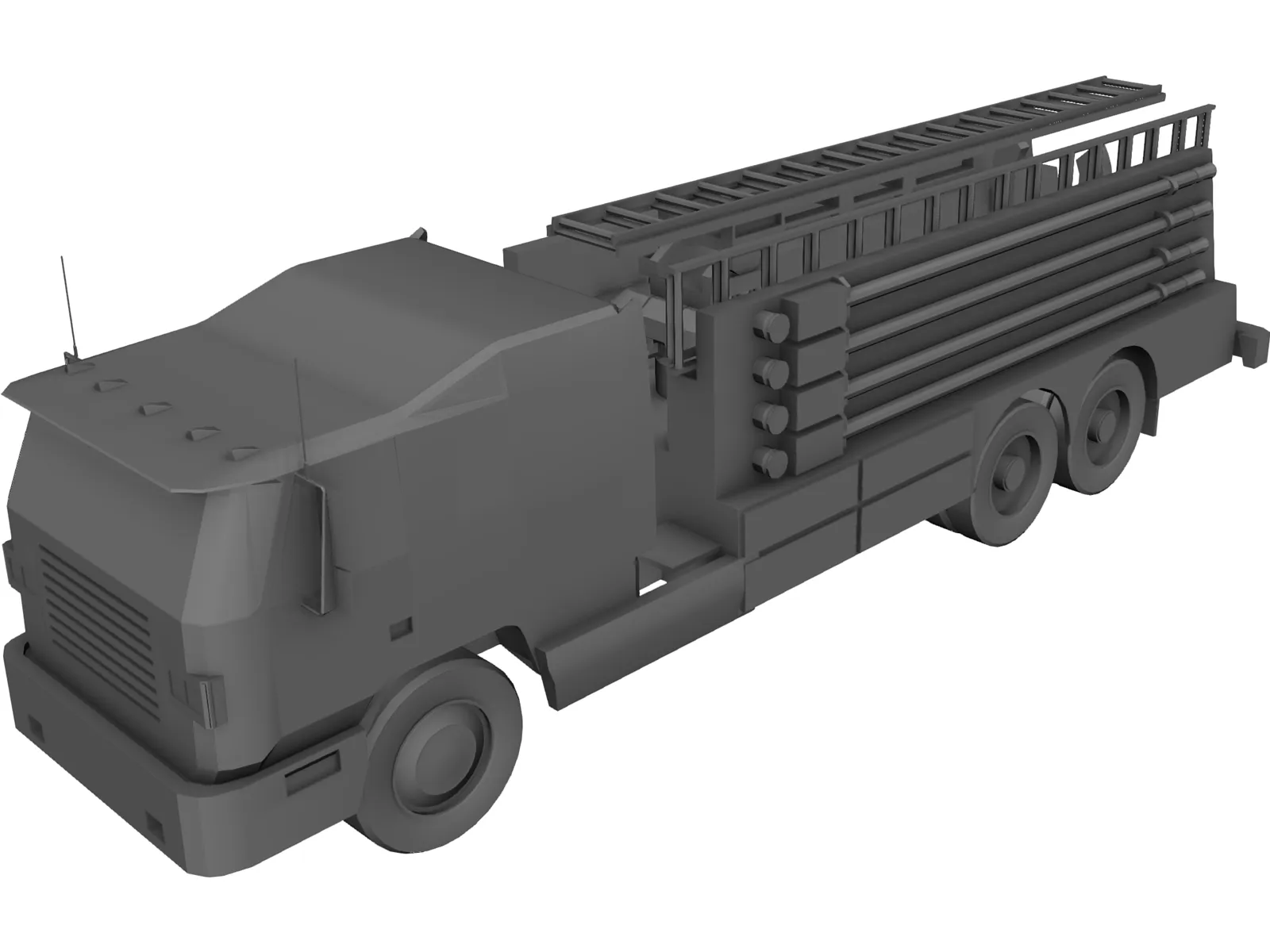 Firetruck 3D Model