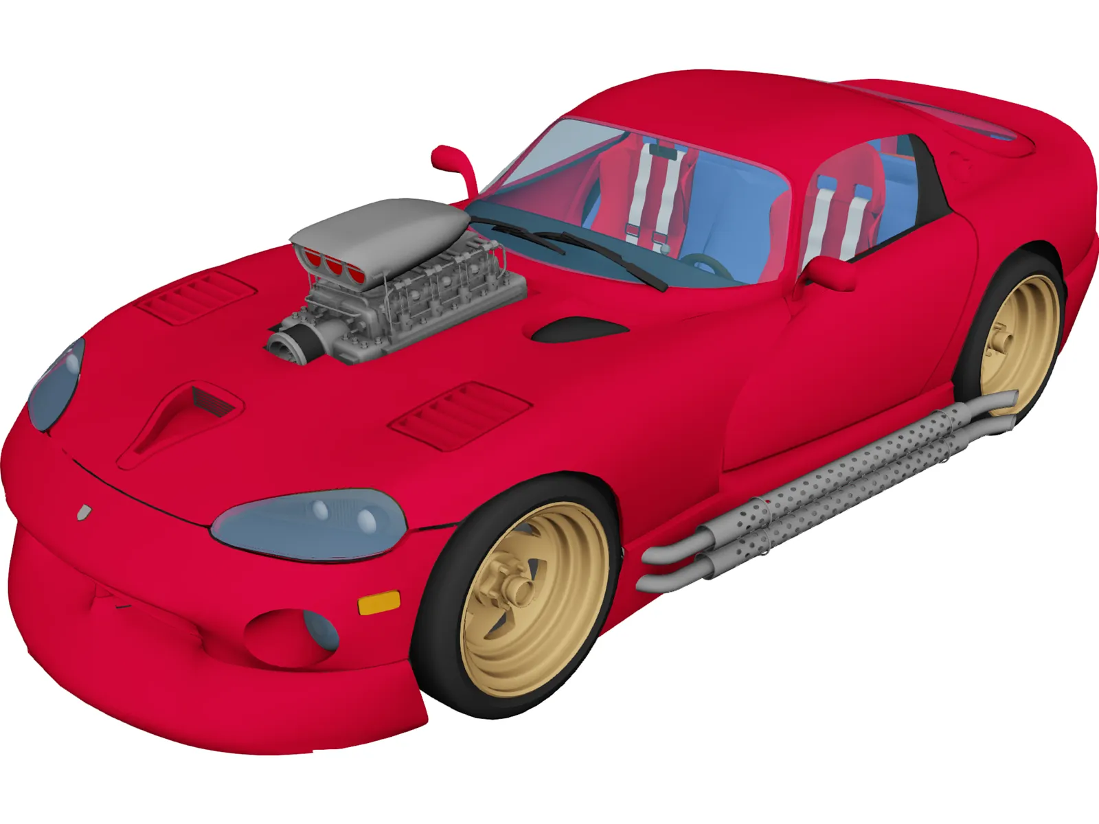 Dodge Viper [Supercharged] 3D Model