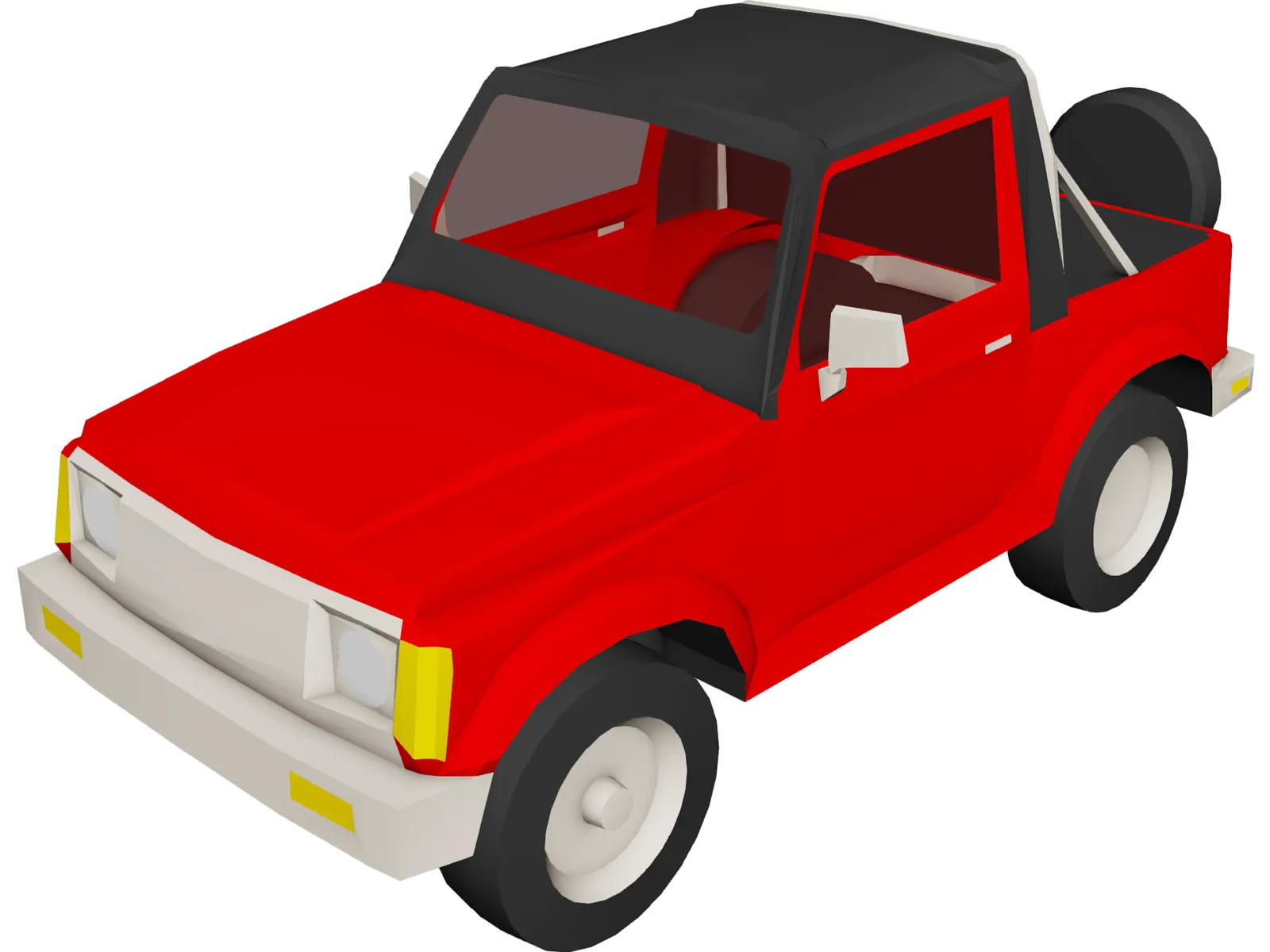 Suzuki Samurai (1988) 3D Model