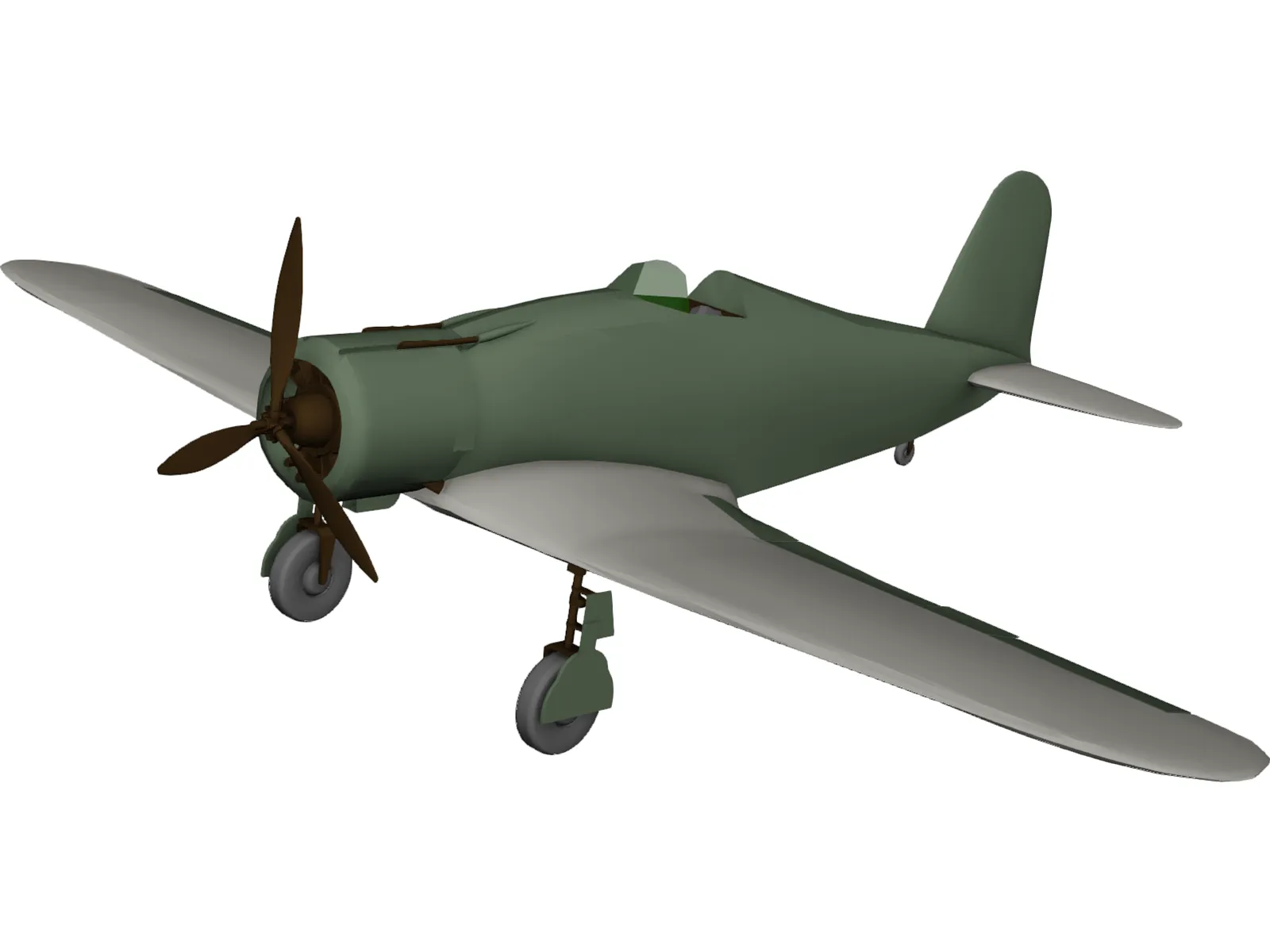 Fiat G.50 3D Model