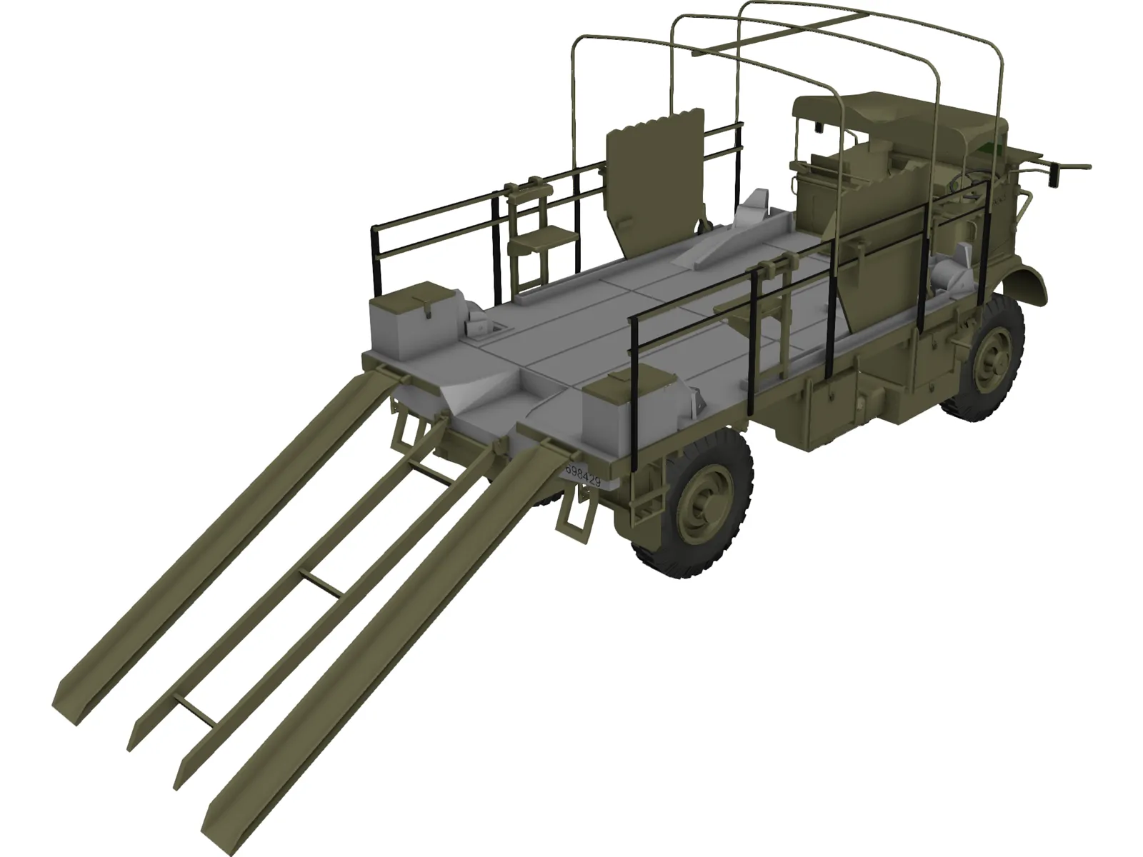 Bedford Truck 3D Model