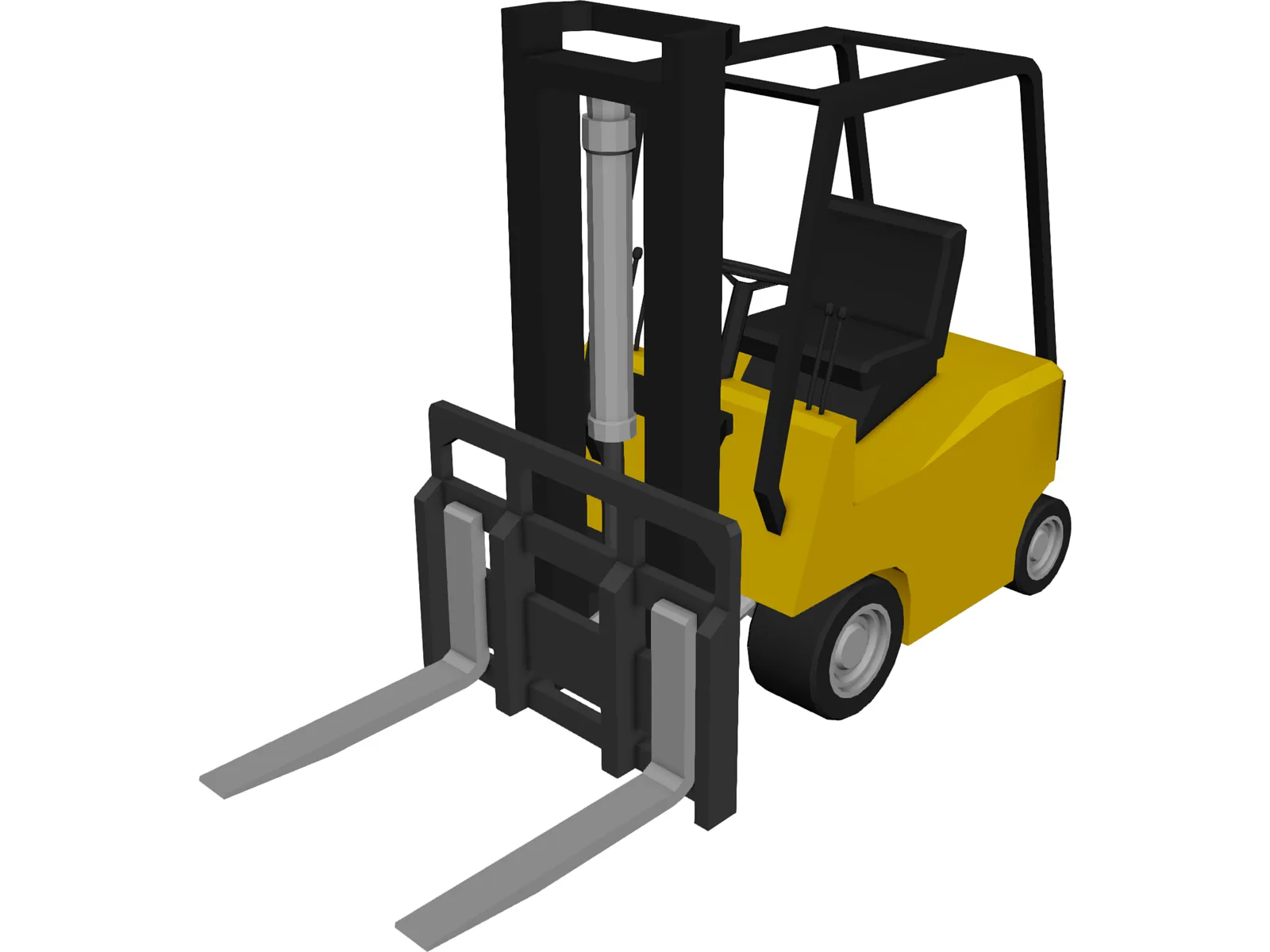 Forklift 3D Model