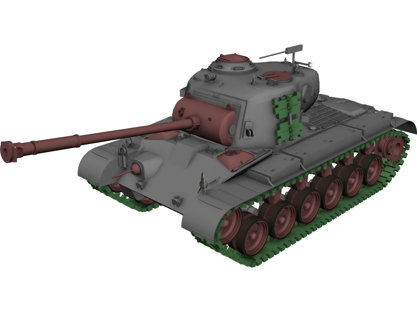 Pershing 3D Model