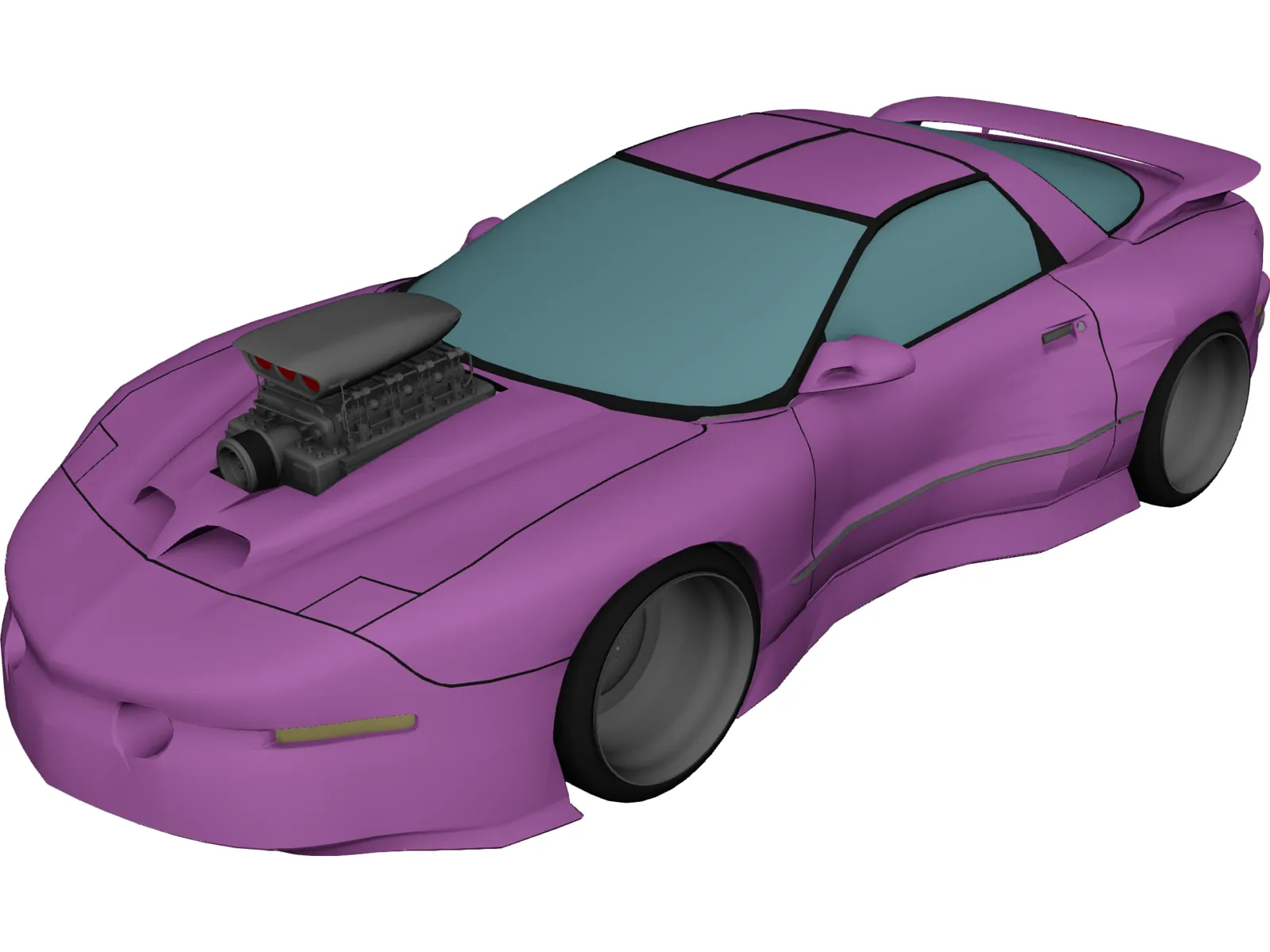 Pontiac Firebird [Supercharged] 3D Model