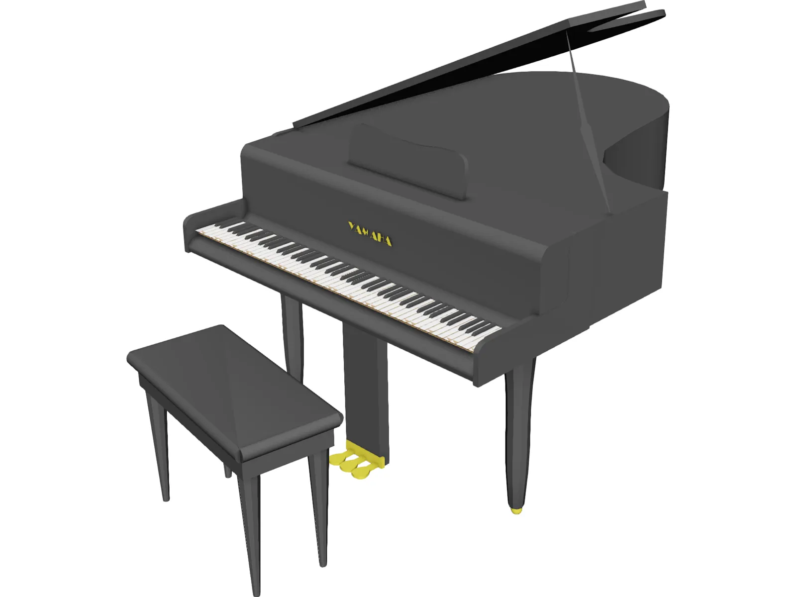 Piano Yamaha 3D Model