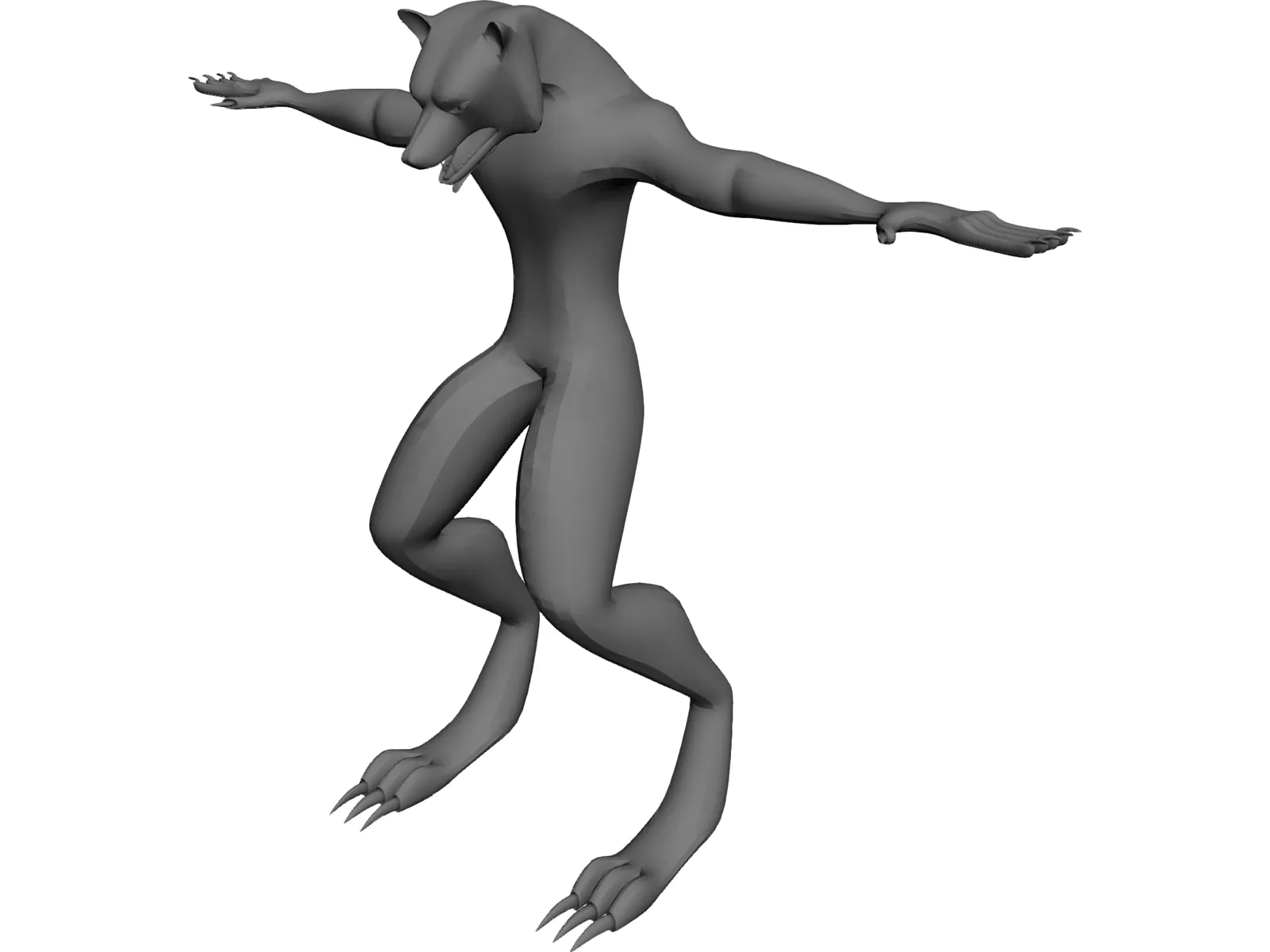 Werewolf 3D Model