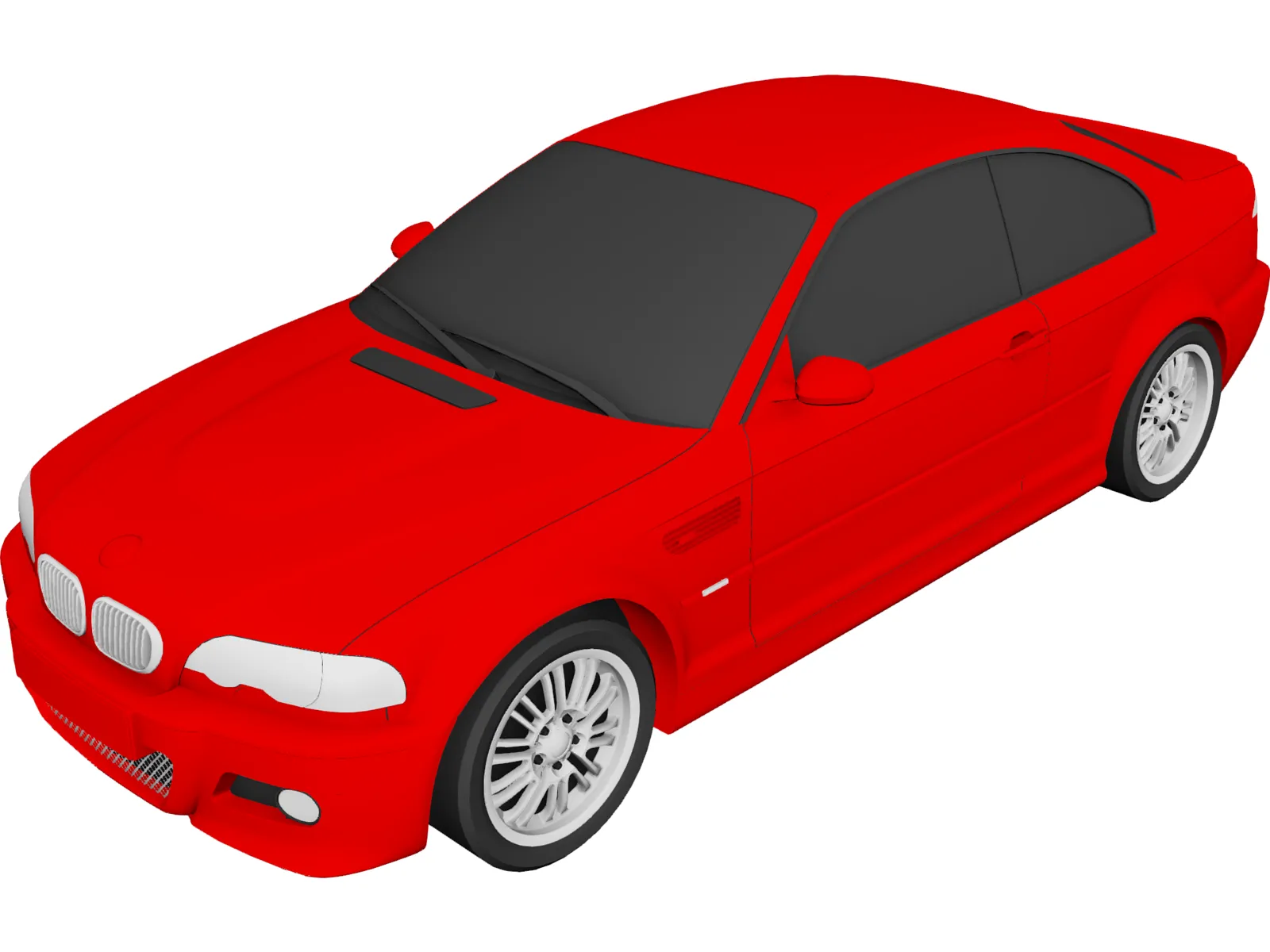 BMW M3 Coupe (2001) 3D Model