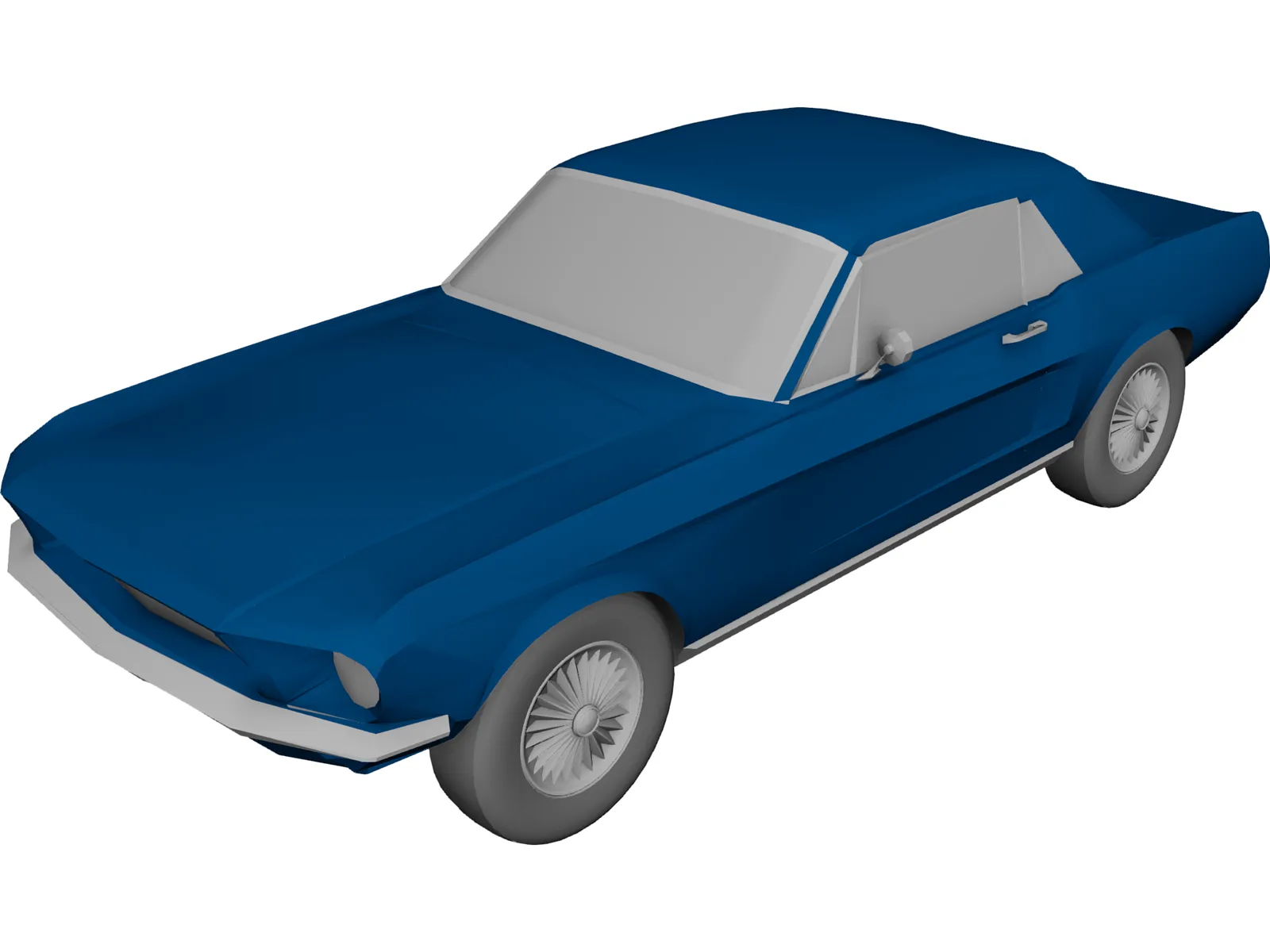 Ford Mustang (1967) 3D Model