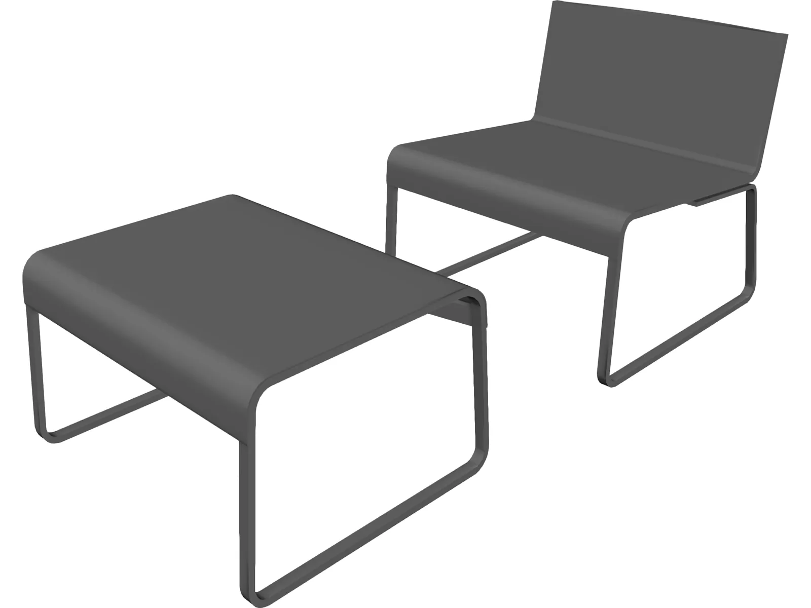 Chair Relax MDF 3D Model