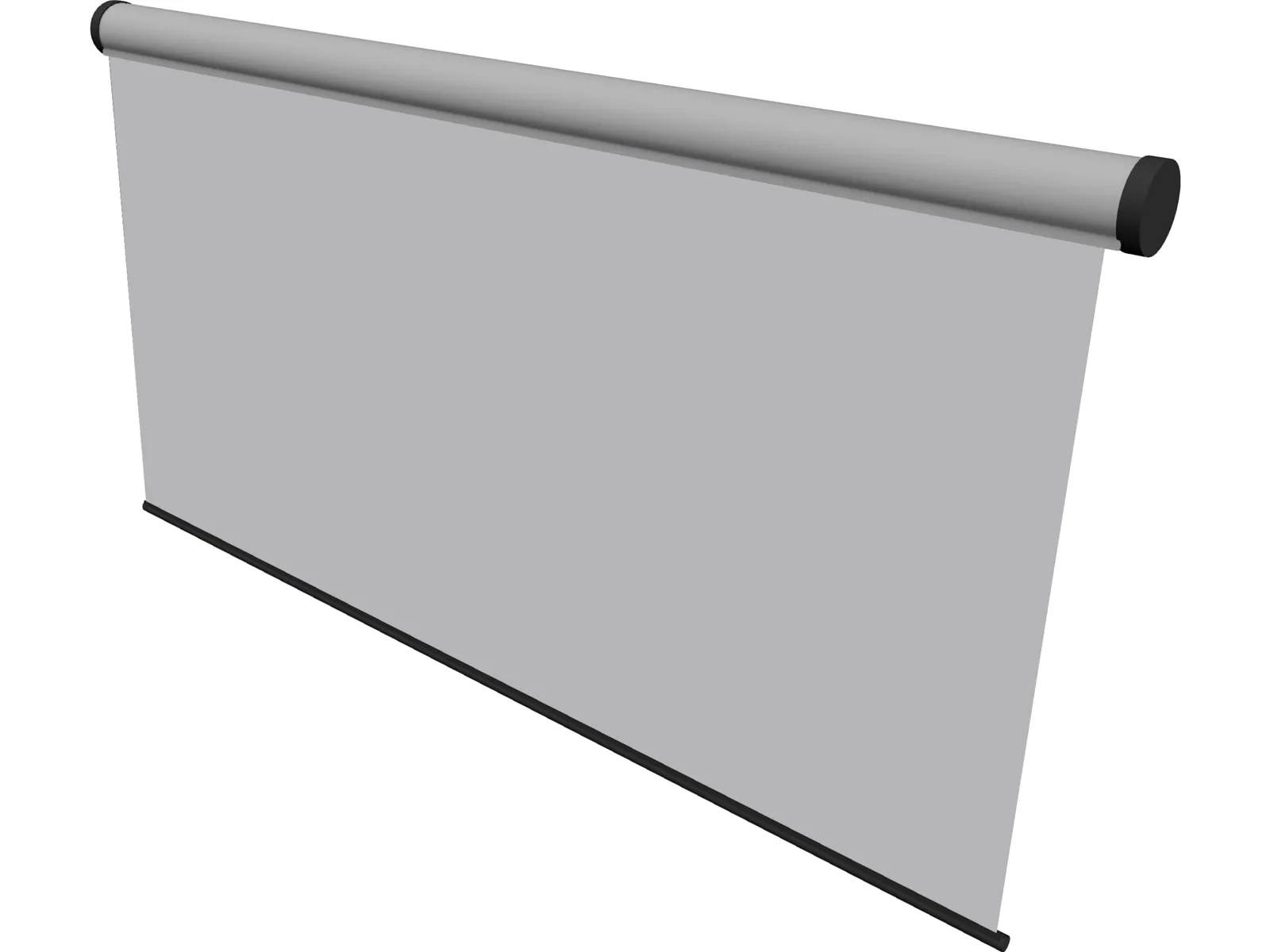 Projector Screen 3D Model