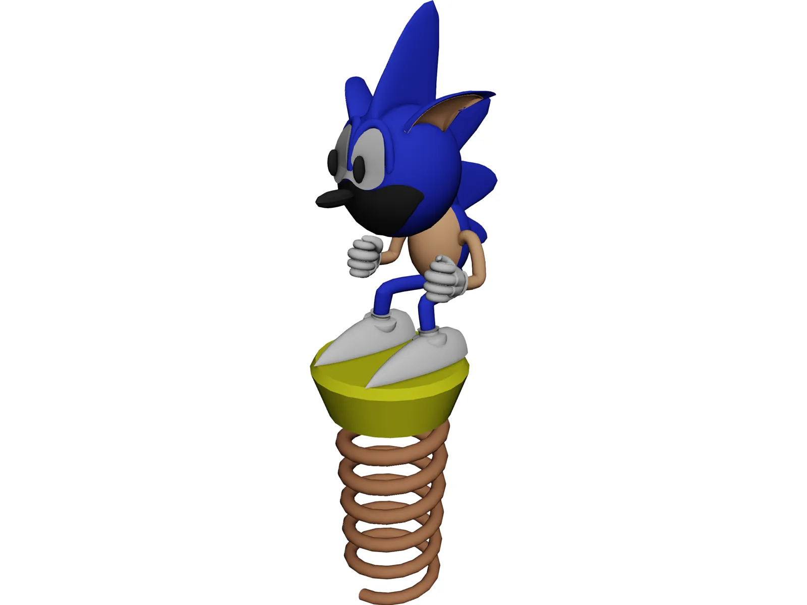 Classic Sonic 3D model 