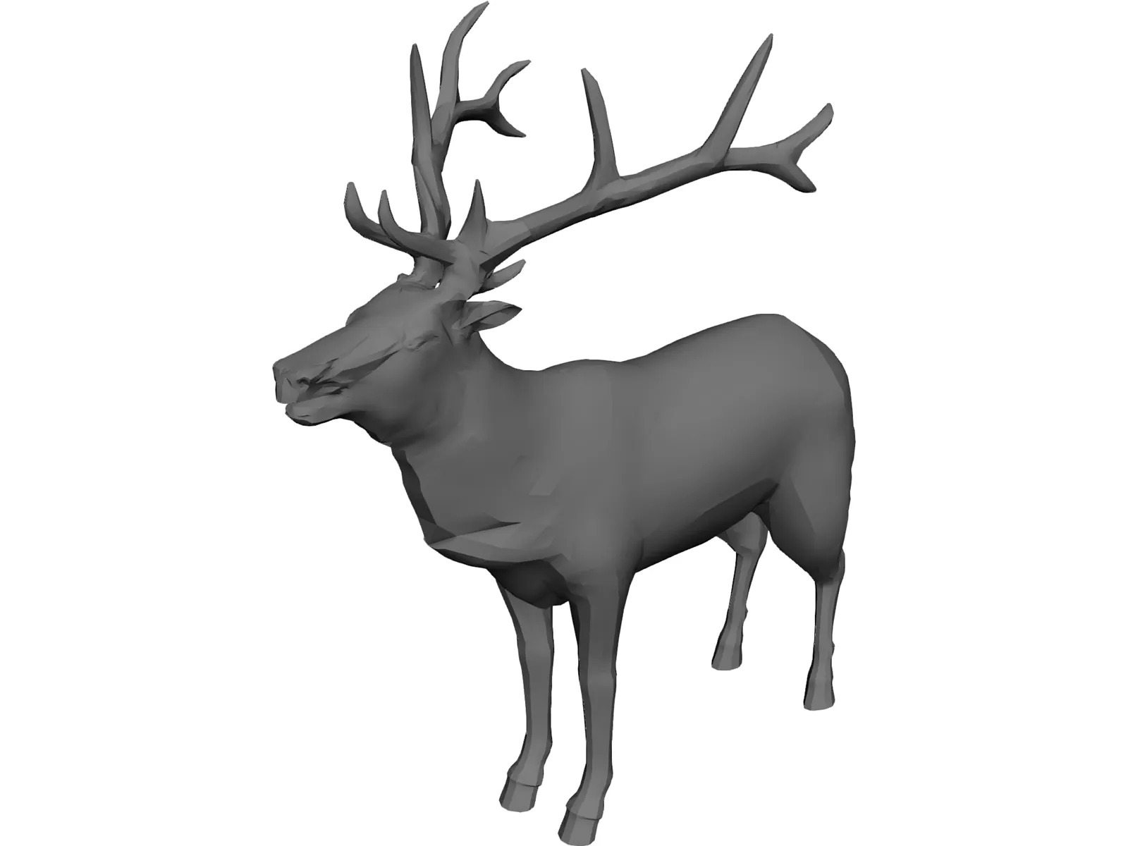 Elk 3D Model