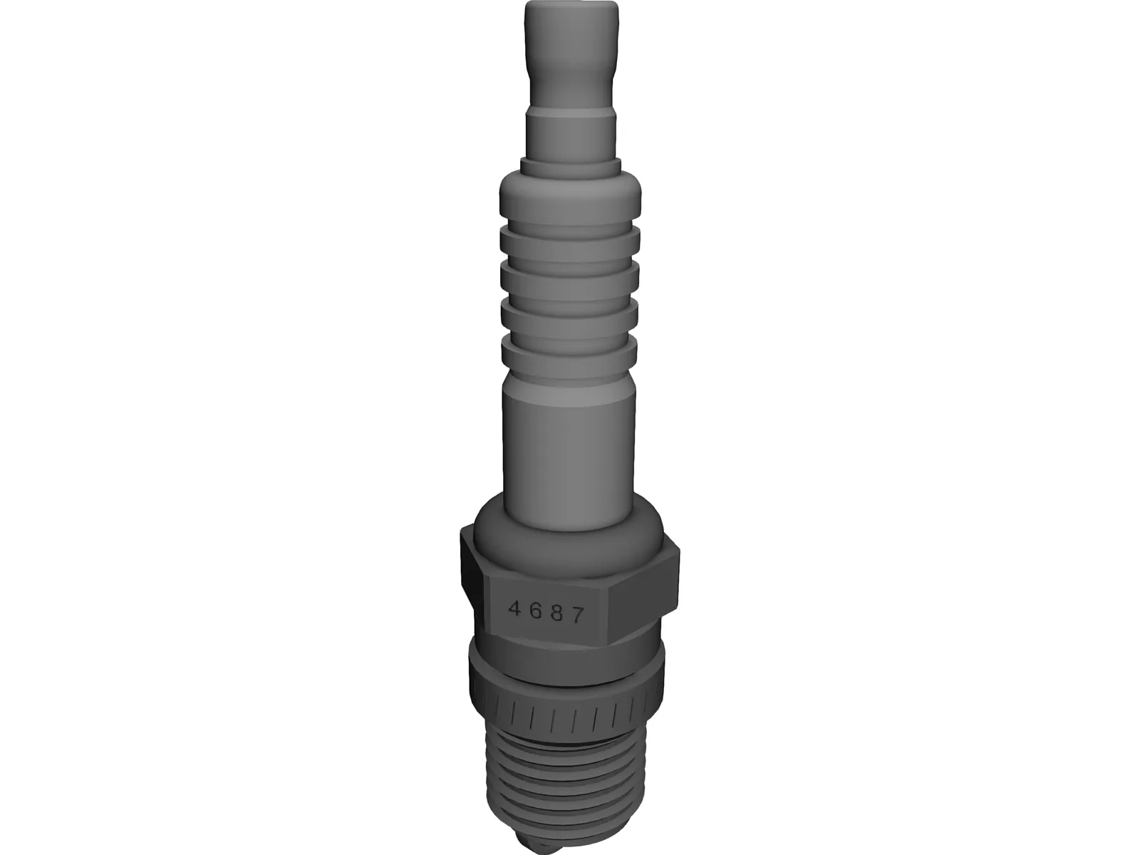 Spark Plug NGK 3D Model