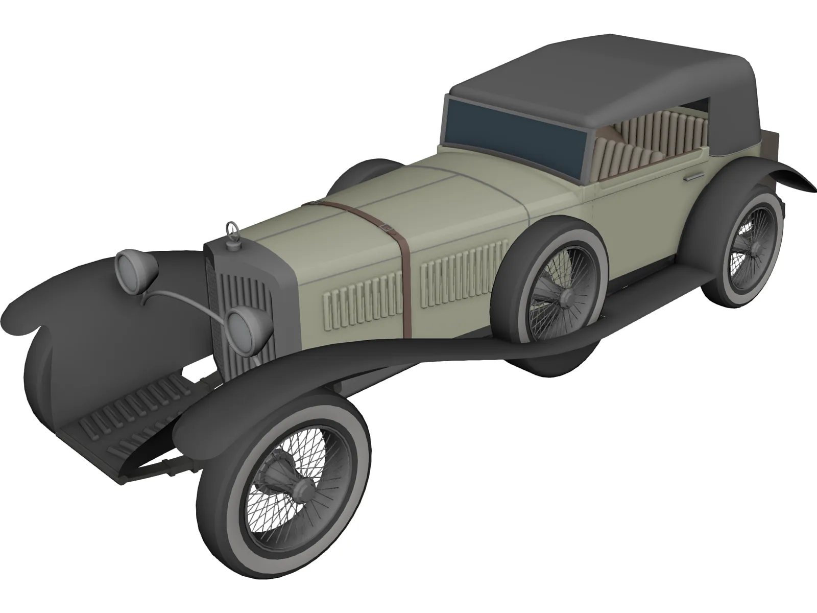 Mercedes-Benz (1928) 3D Model