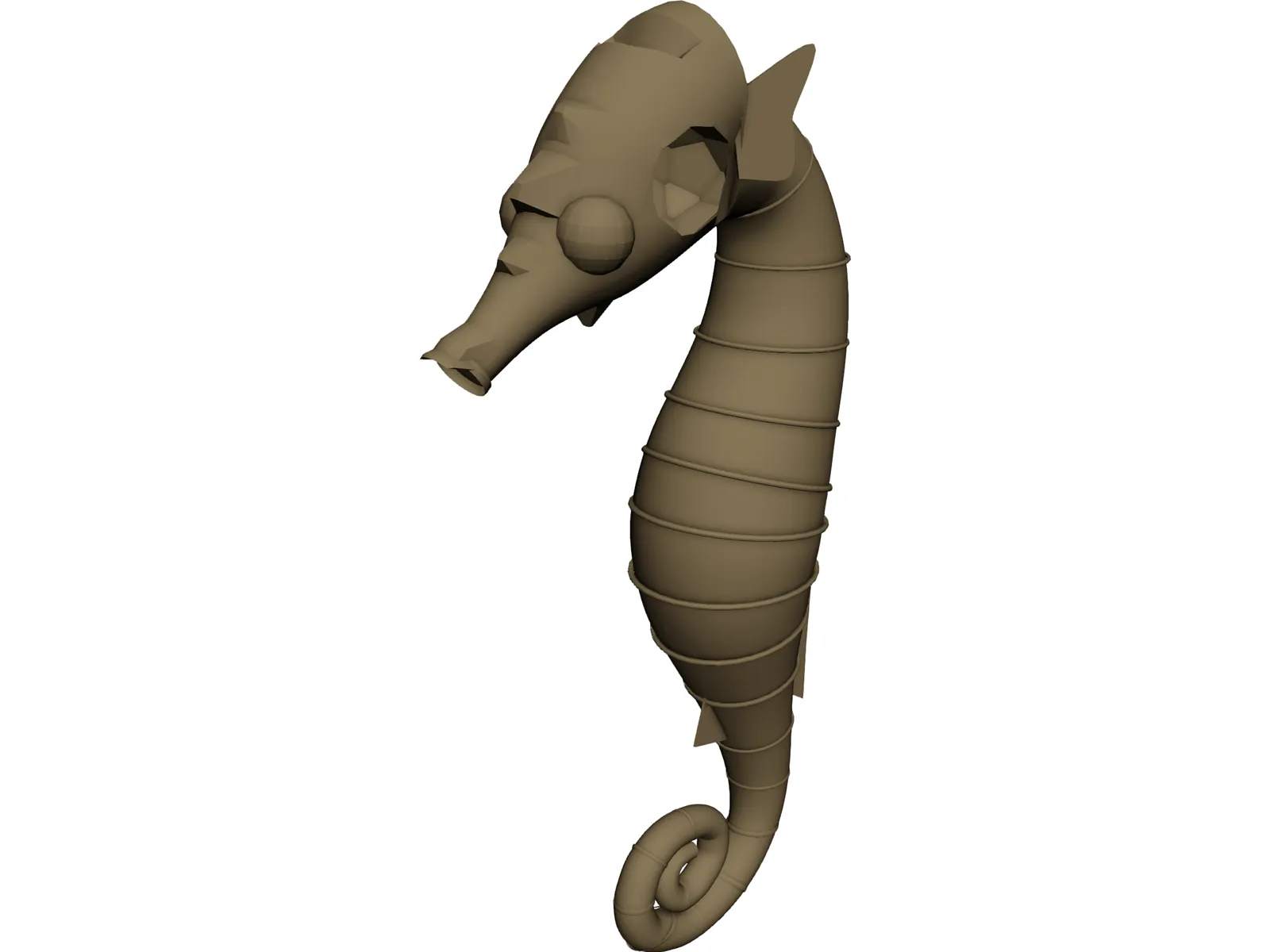 Seahorse 3D Model