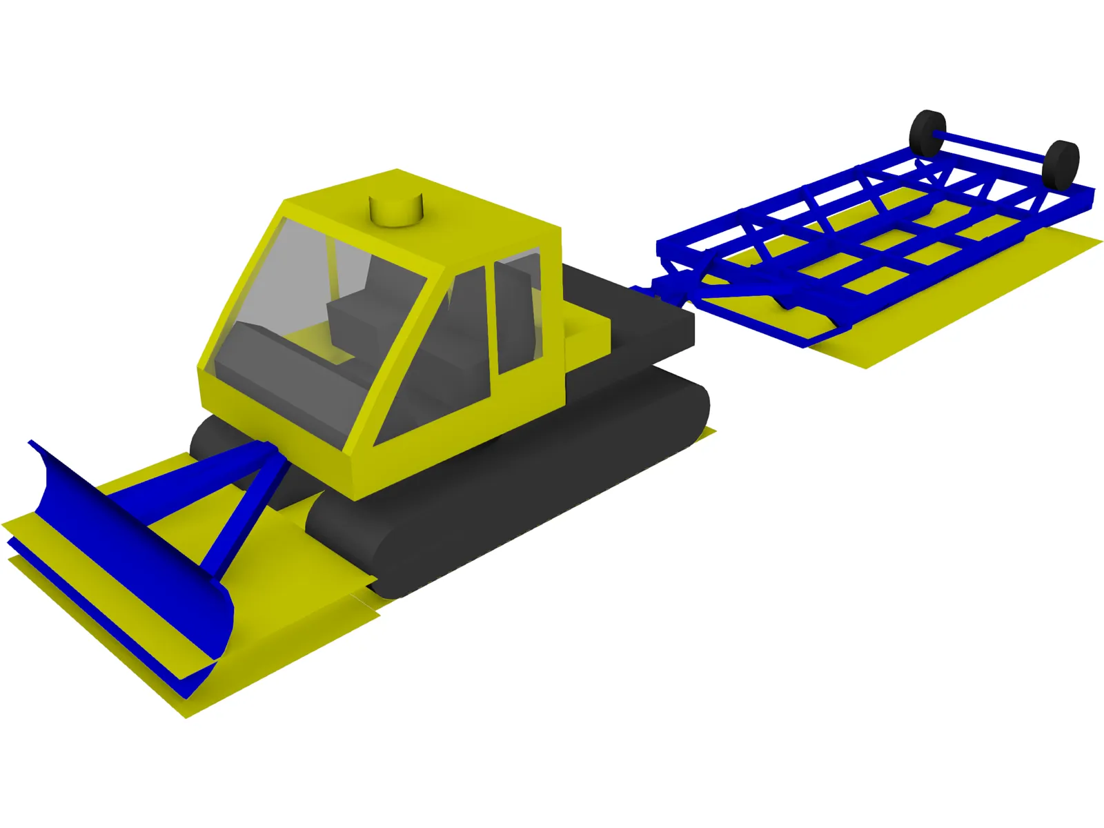 Bombardier BR-275 Groomer [+Drag] 3D Model