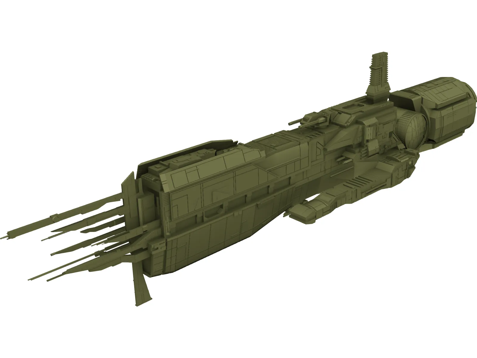 Starship Sulaco 3D Model
