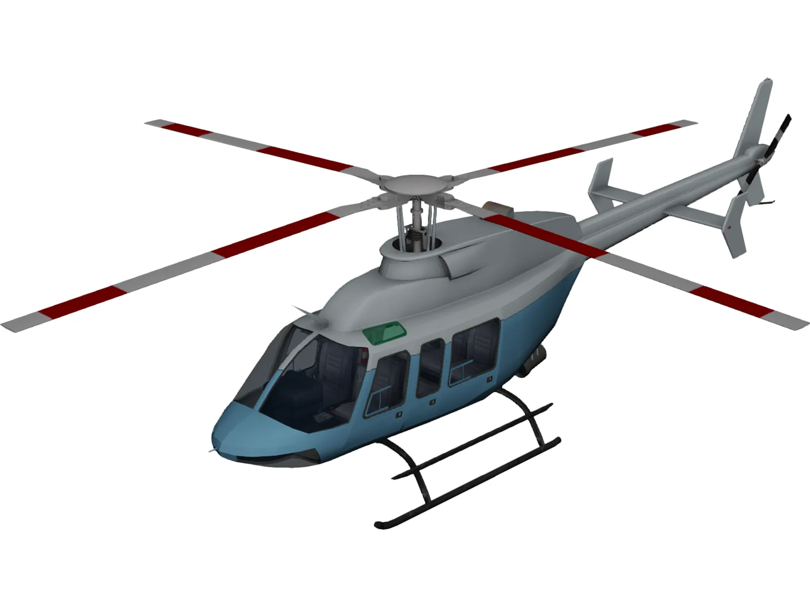 Bell 407 3D Model