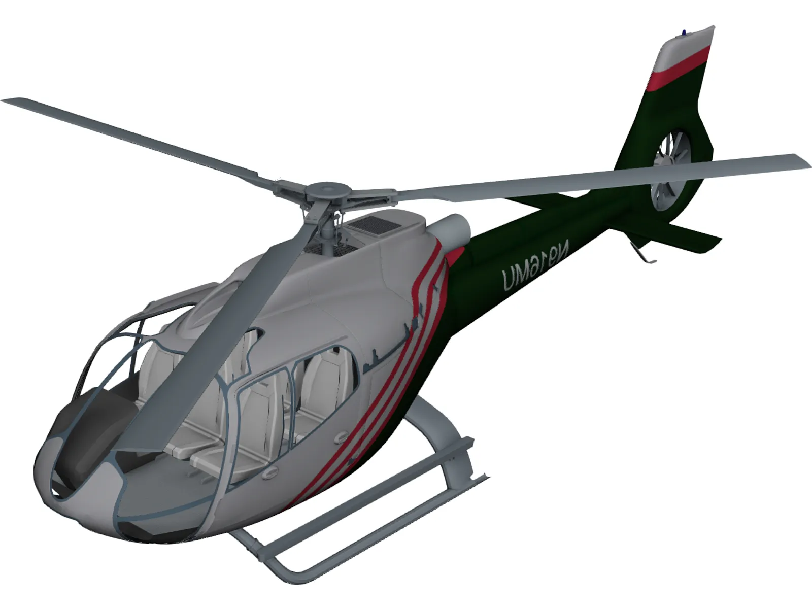 Eurocopter EC-130 3D Model