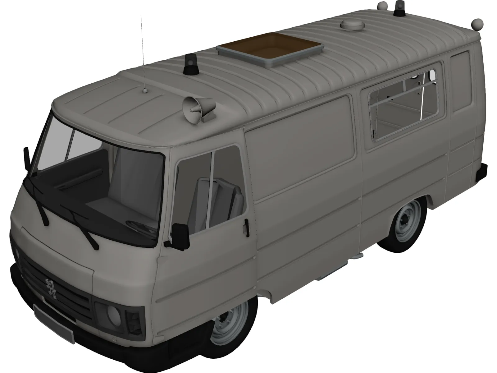 Peugeot J9 3D Model