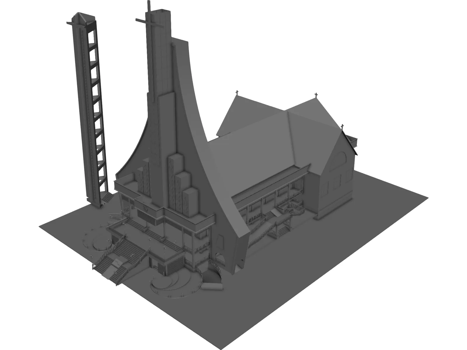 Church 3D Model