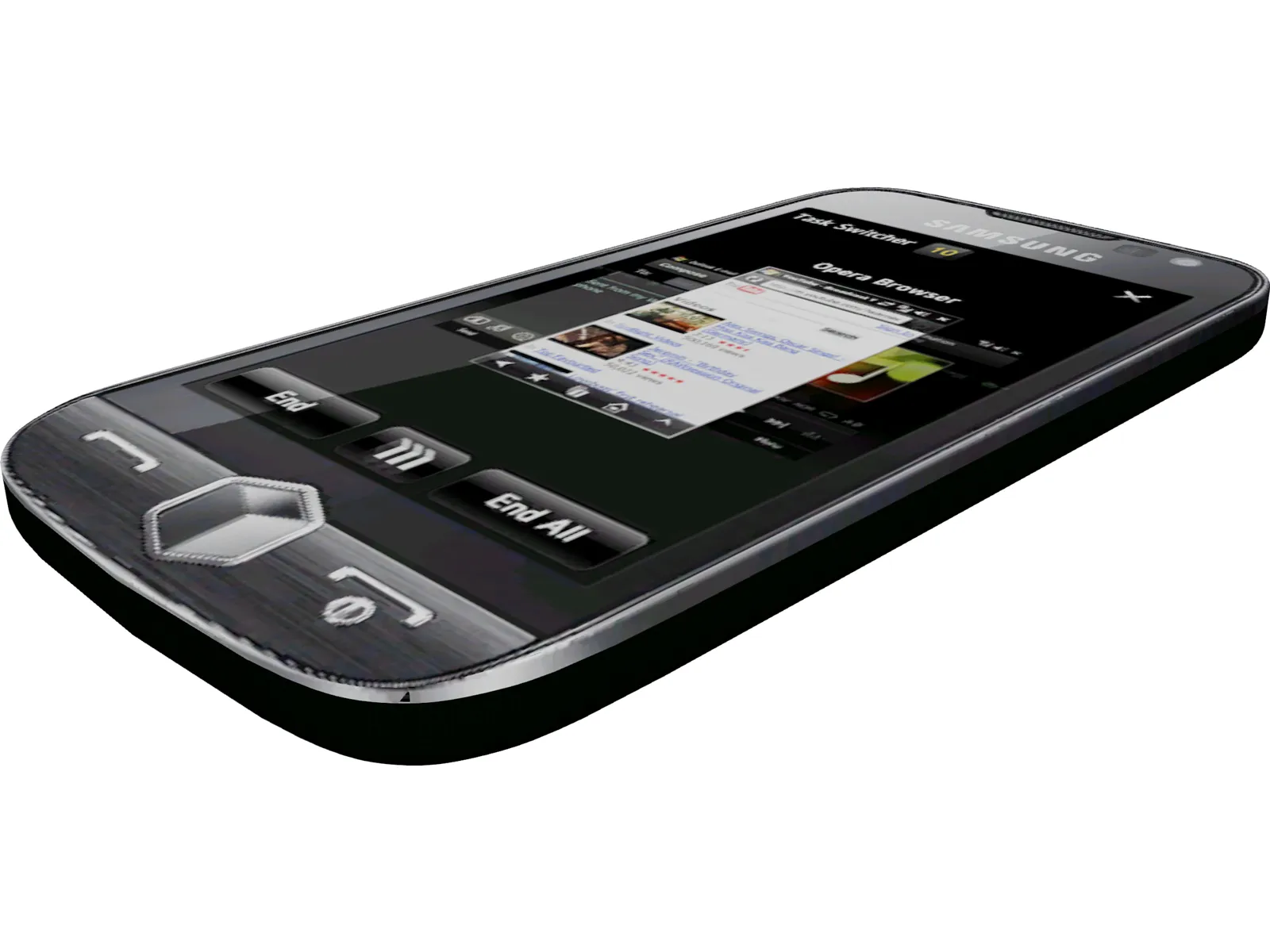 Samsung Omnia II Phone 3D Model