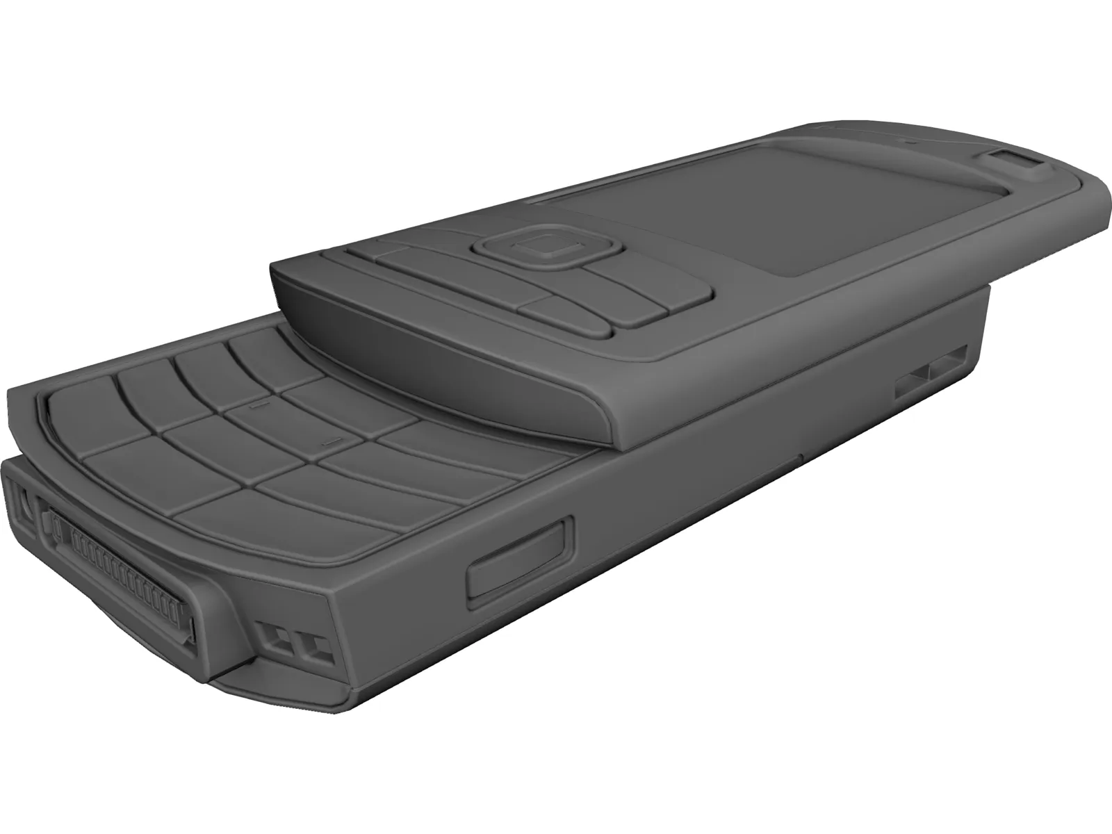 Nokia N-80 Mobile Phone 3D Model