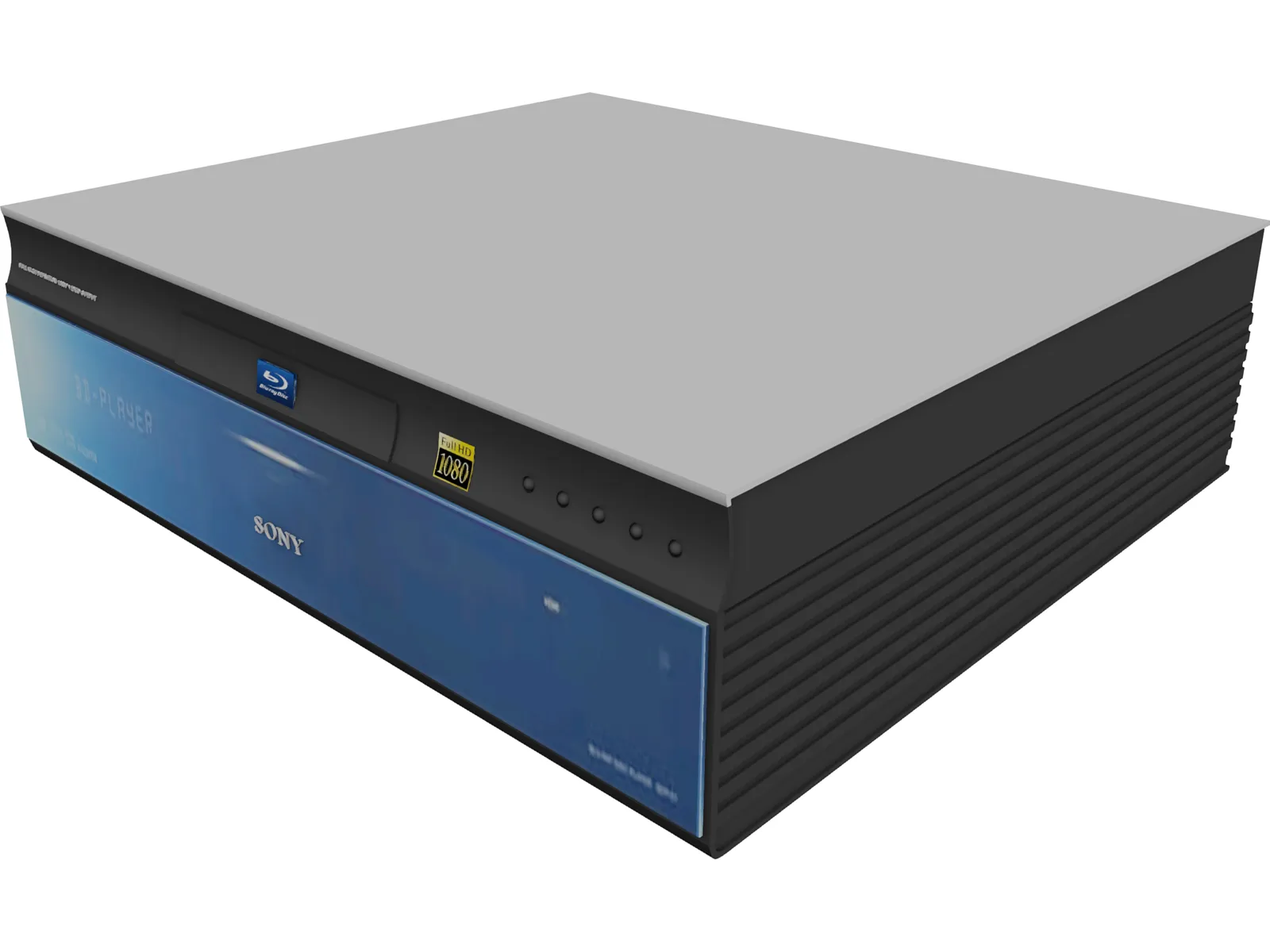 Sony Blu-ray Player 3D Model