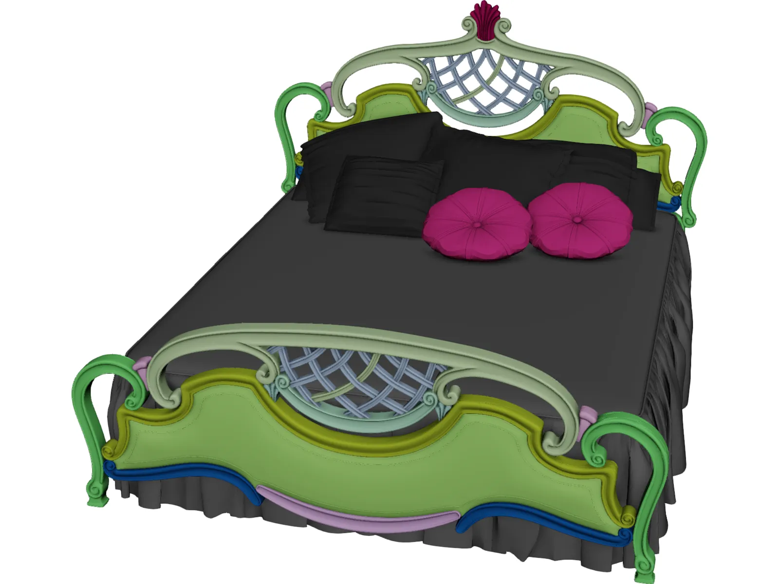 Bed 3D Model