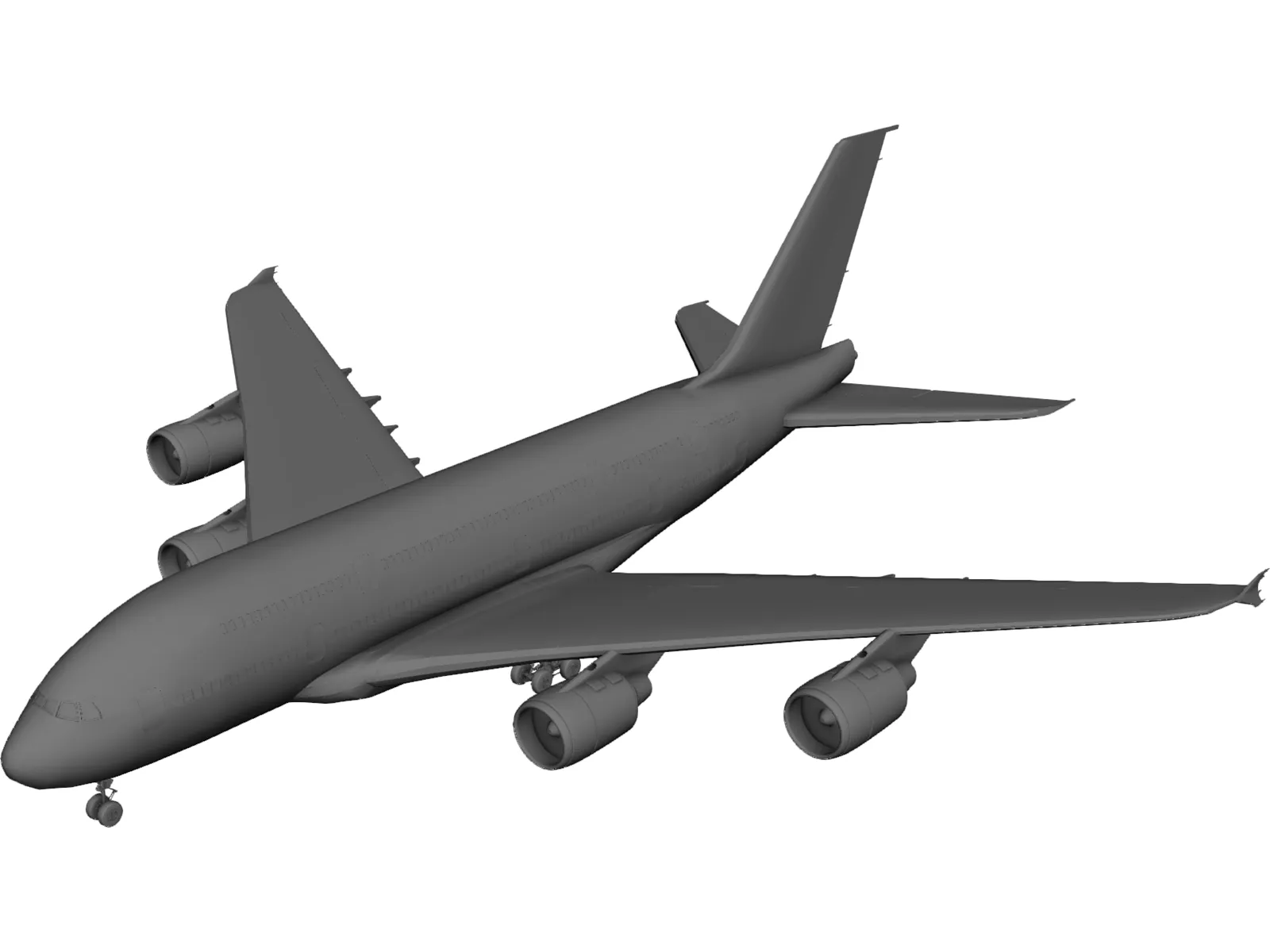 Airbus A380 3D Model