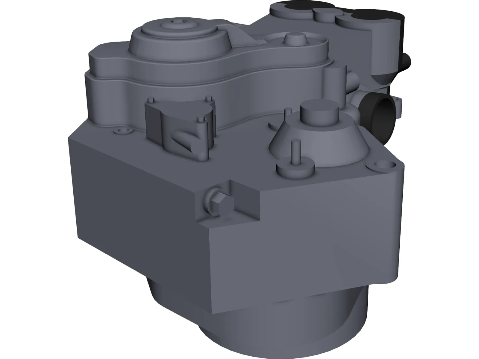 KTM 505 XC Engine 3D Model