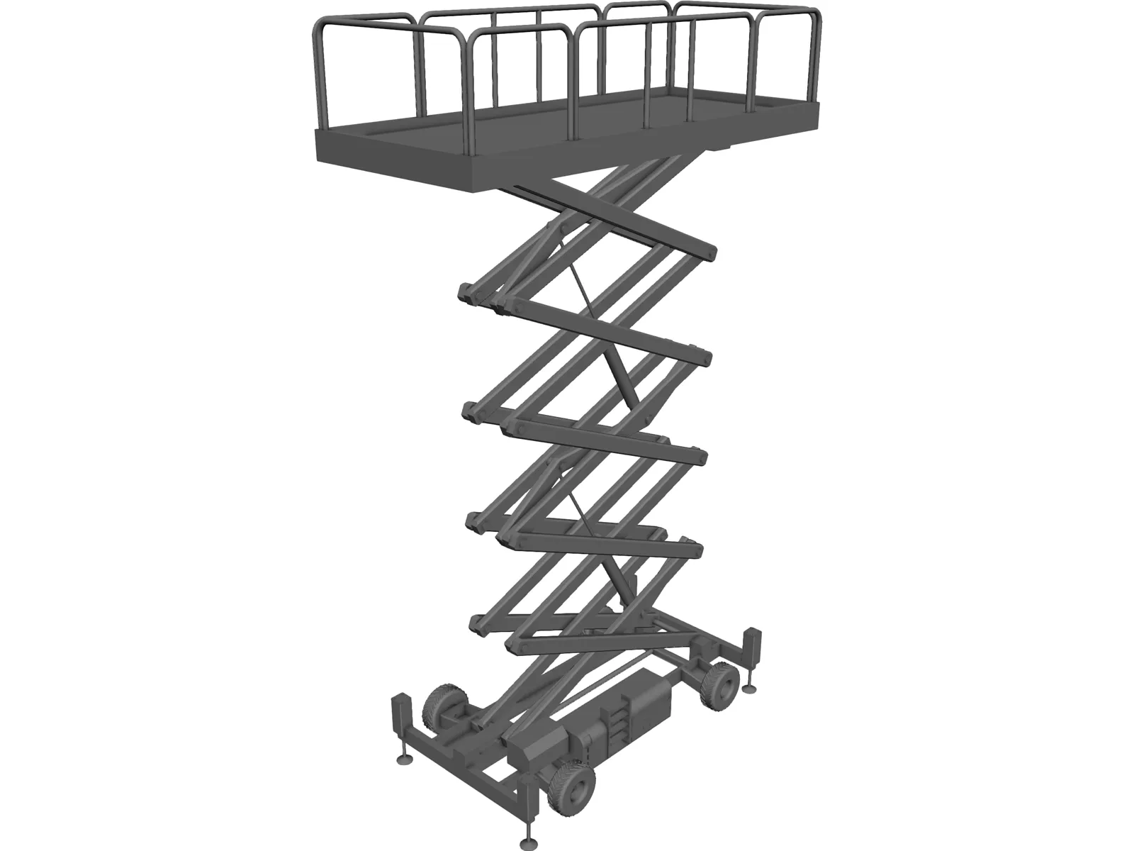 Scissor Lift 3D Model