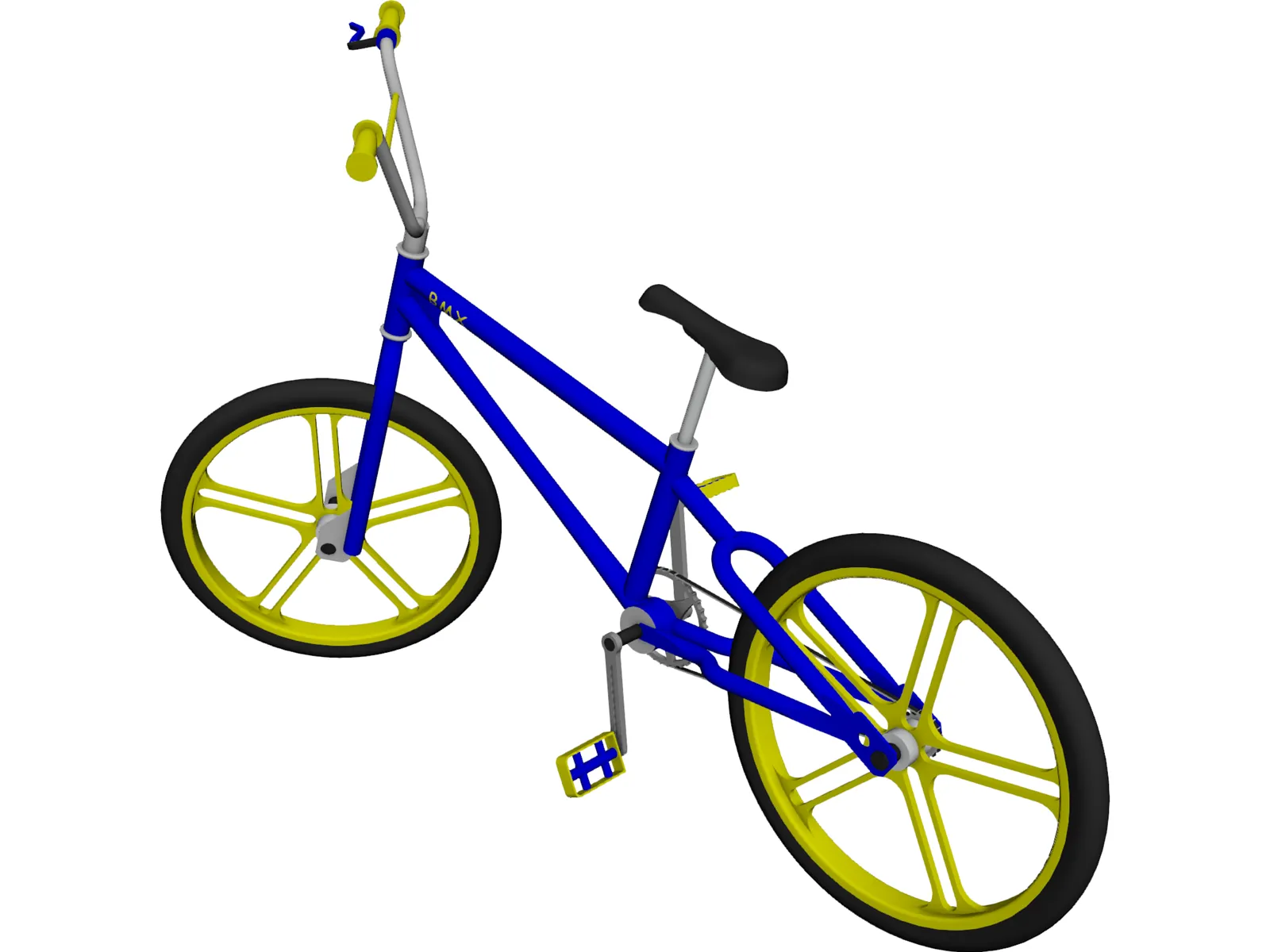 BMX Bike 3D Model