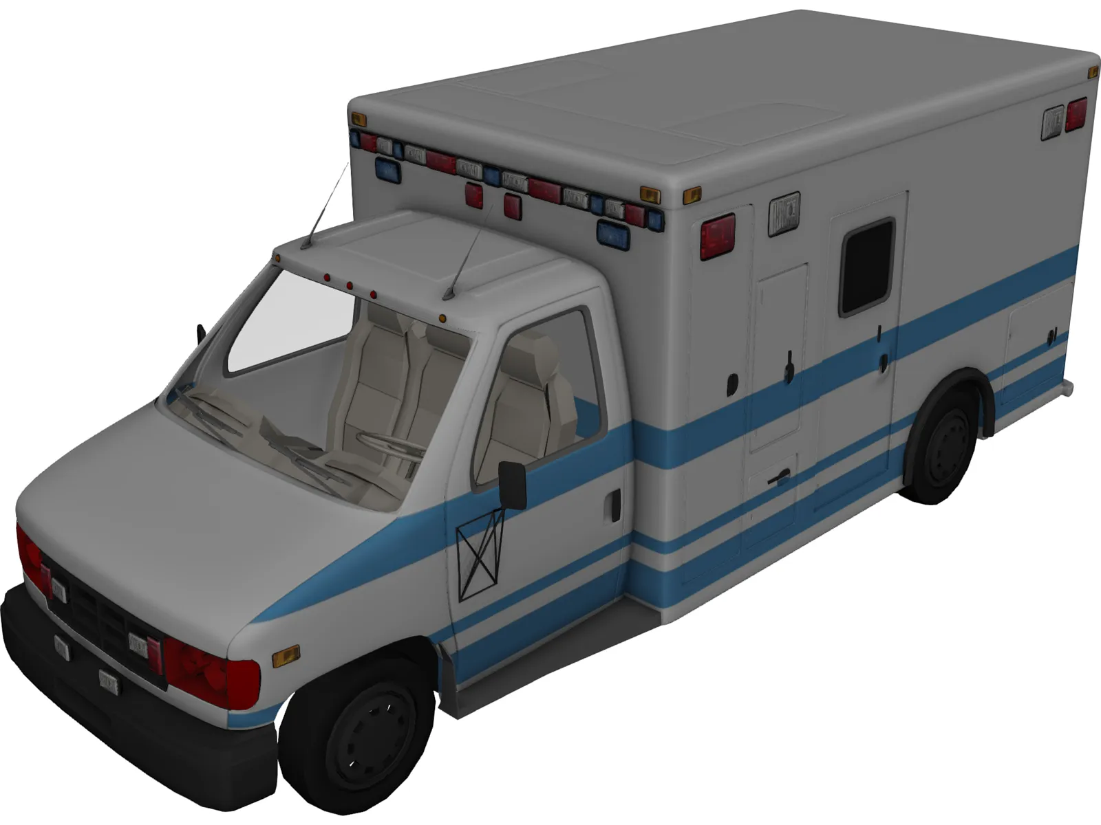 Ambulance 3D Model