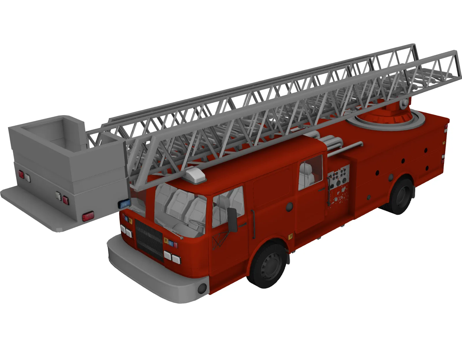 Firetruck 3D Model