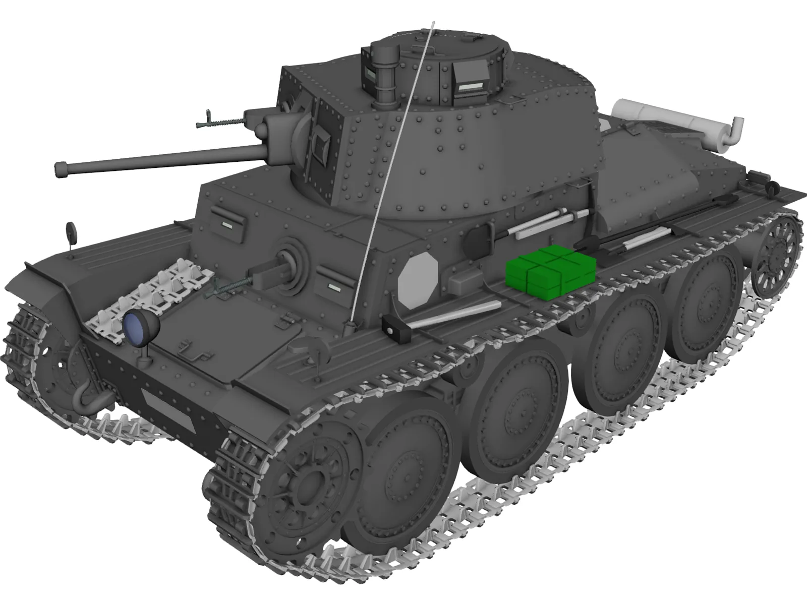 Panzer 38 3D Model